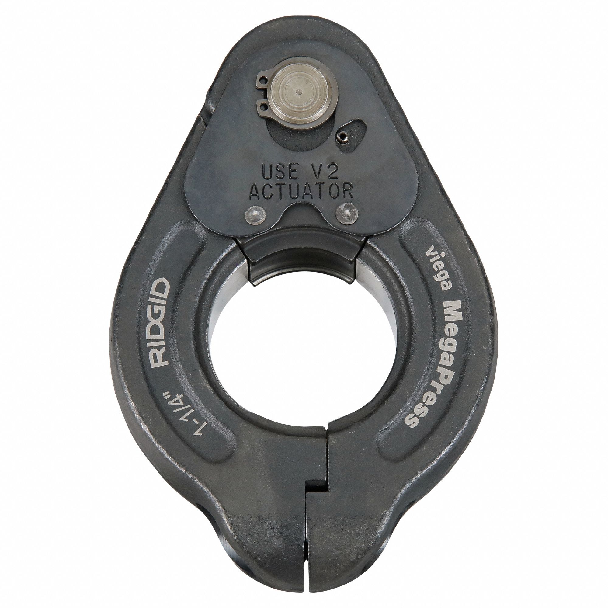 Press Ring: 1 1/4 in Pipe, Stainless Steel, For Viega MegaPress, Extended/Std Tool Types