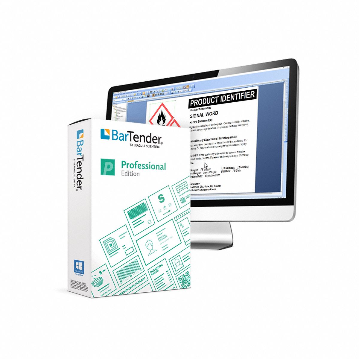 BarTender by Seagull Scientific Professional Edition, Label Printer