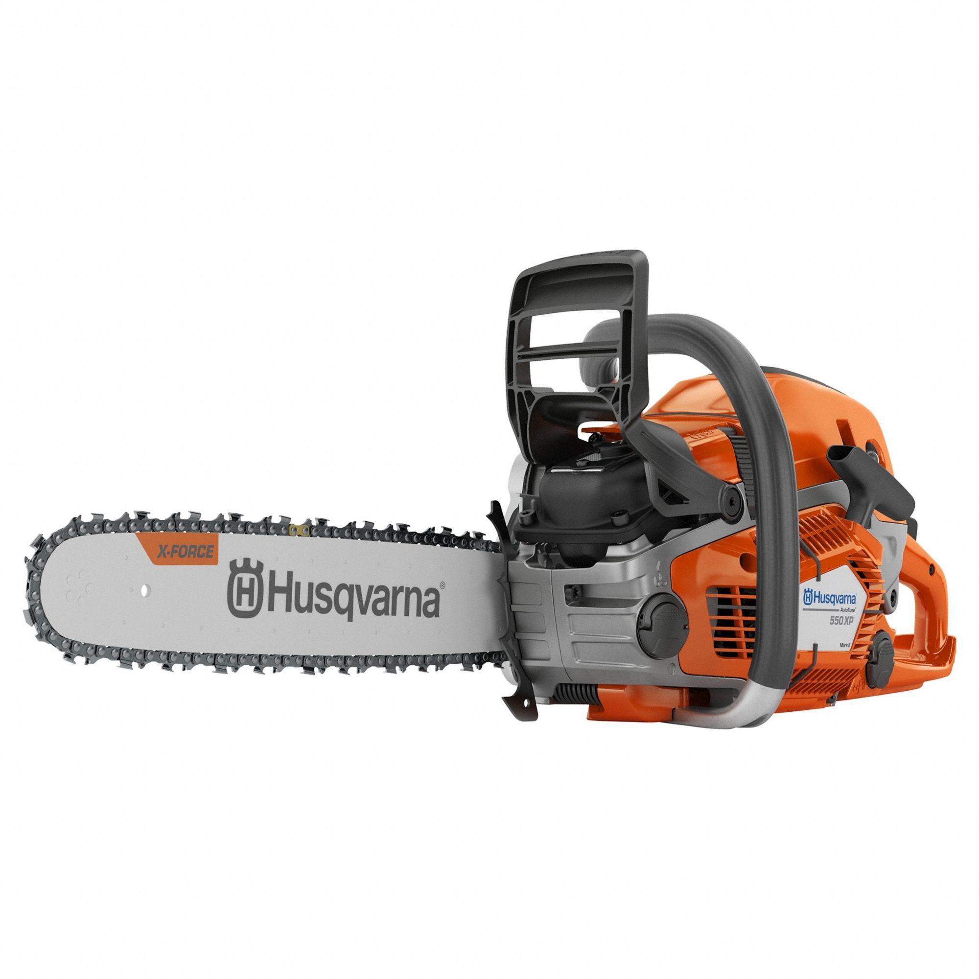 Gas-Powered Chainsaw: 18 in Bar Lg, Rear Handle, Auto Chain Oiler, 4 hp Horsepower