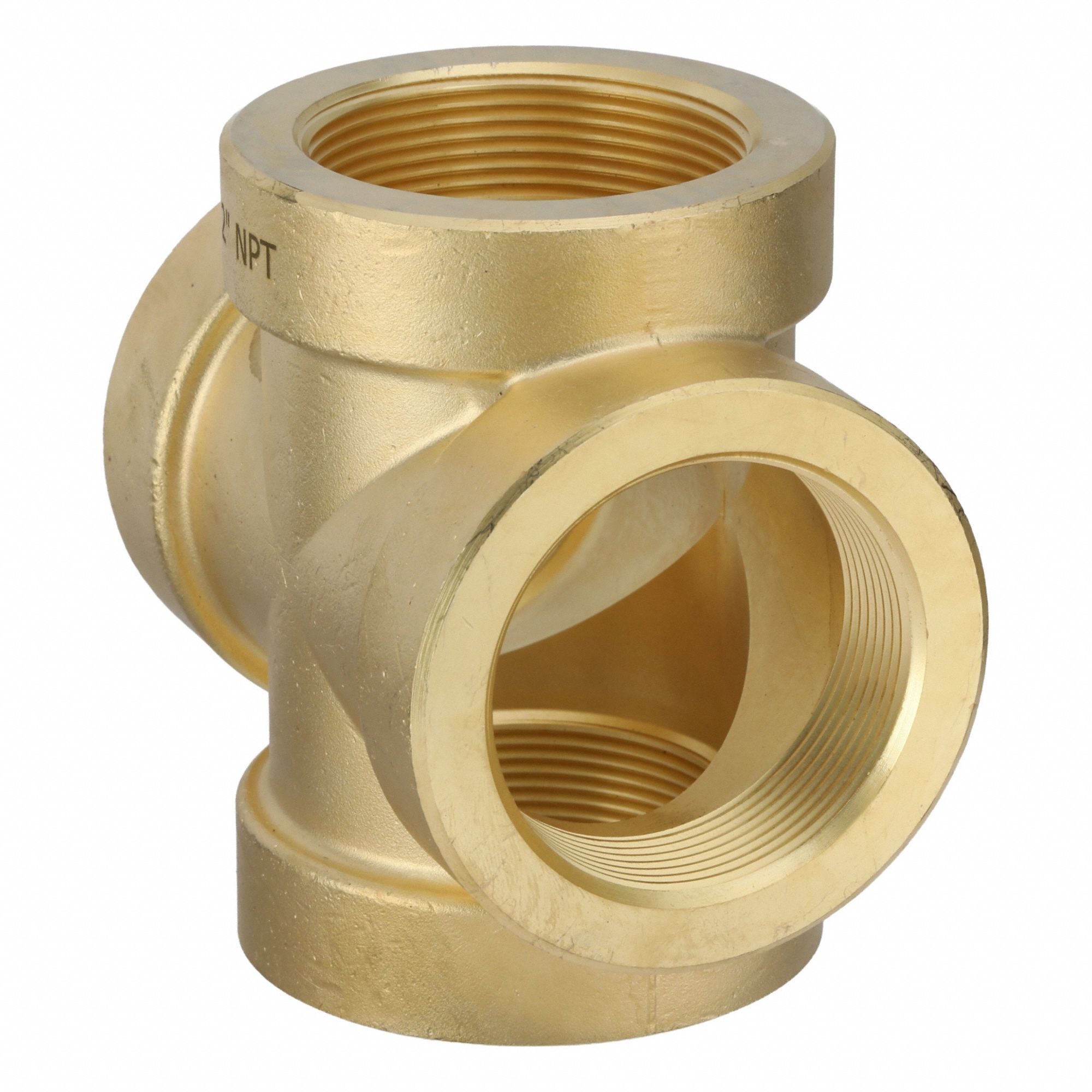 USA INDUSTRIALS, Cross, 2 in x 2 in x 2 in x 2 in, Metal Pipe Cross ...