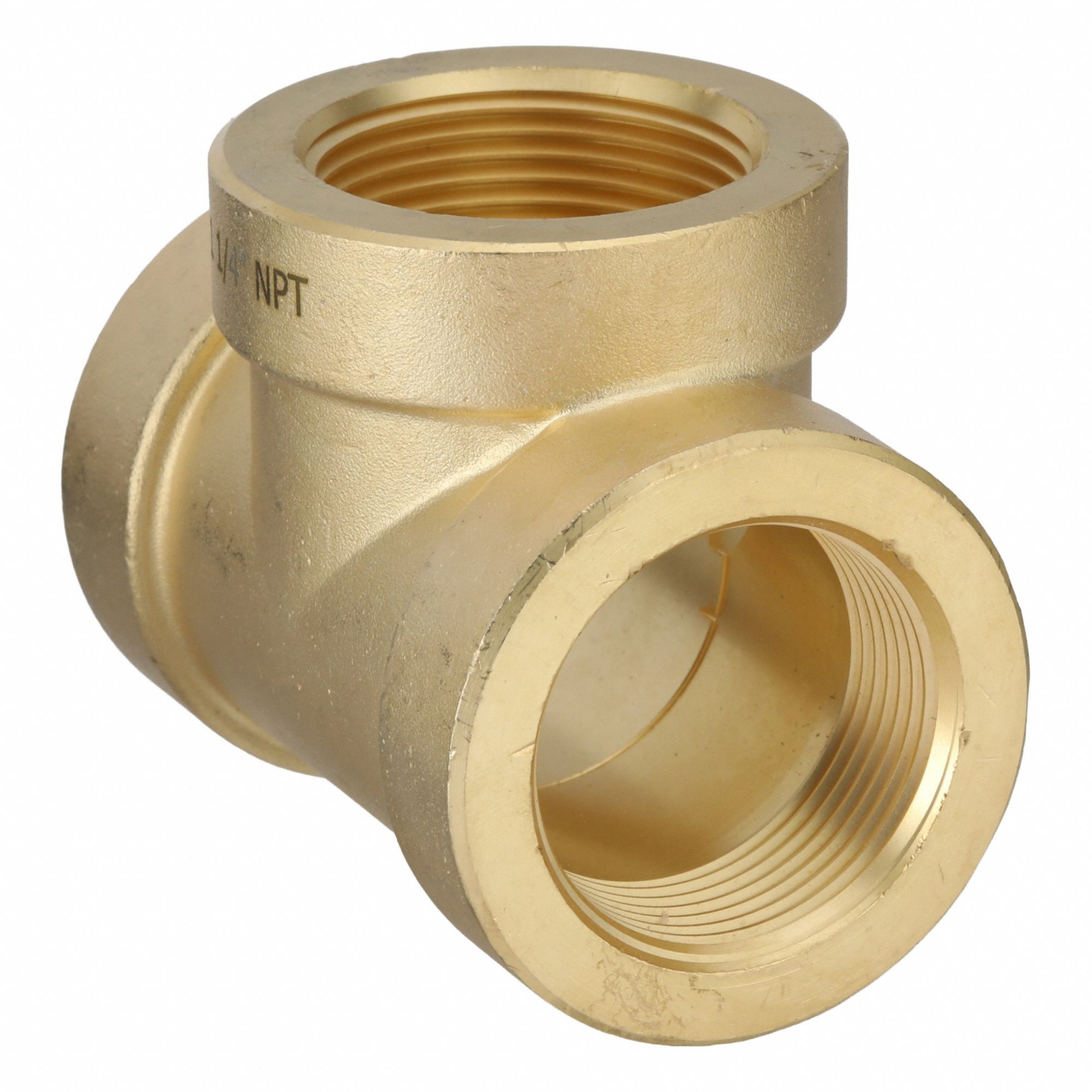 USA INDUSTRIALS, Tee, 1 1/4 in x 1 1/4 in x 1 1/4 in, Metal Pipe Tee ...