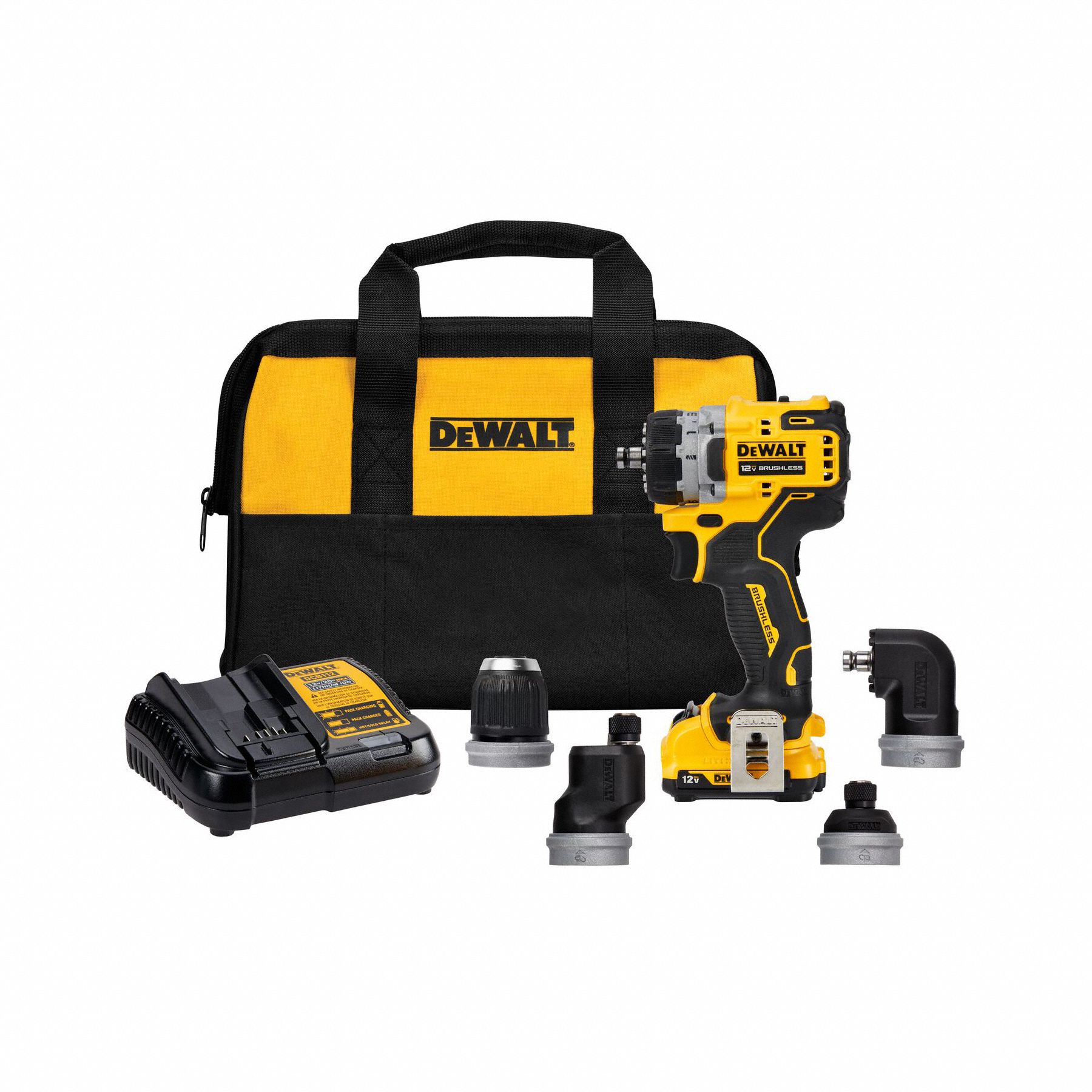 DEWALT, 12V DC, Compact, Cordless Drill 792YD2DCD703F1 Grainger
