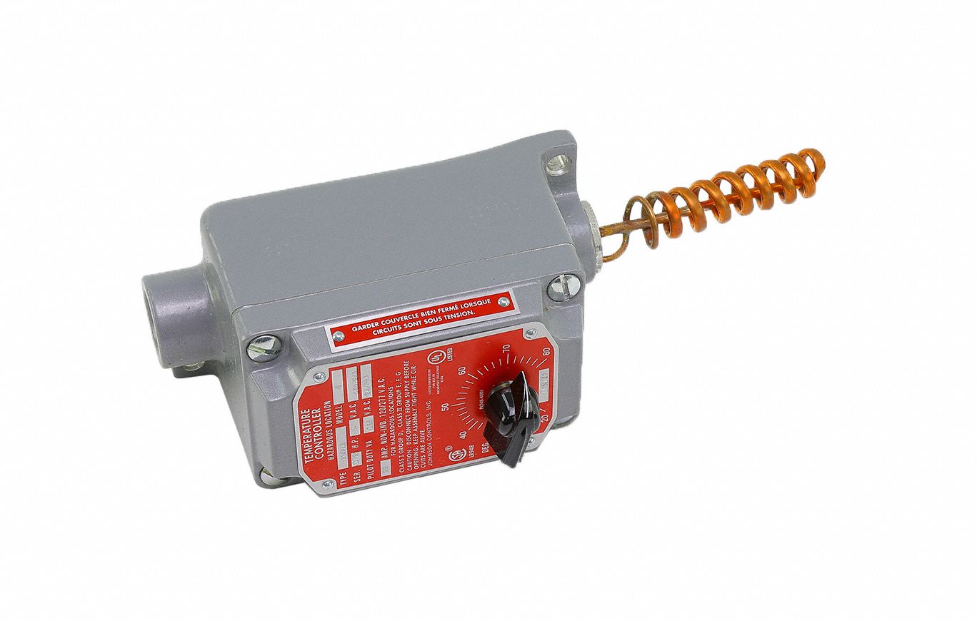 JOHNSON CONTROLS, Heat and Cool, Aluminum, CONTROL 792YD4A19BUC2