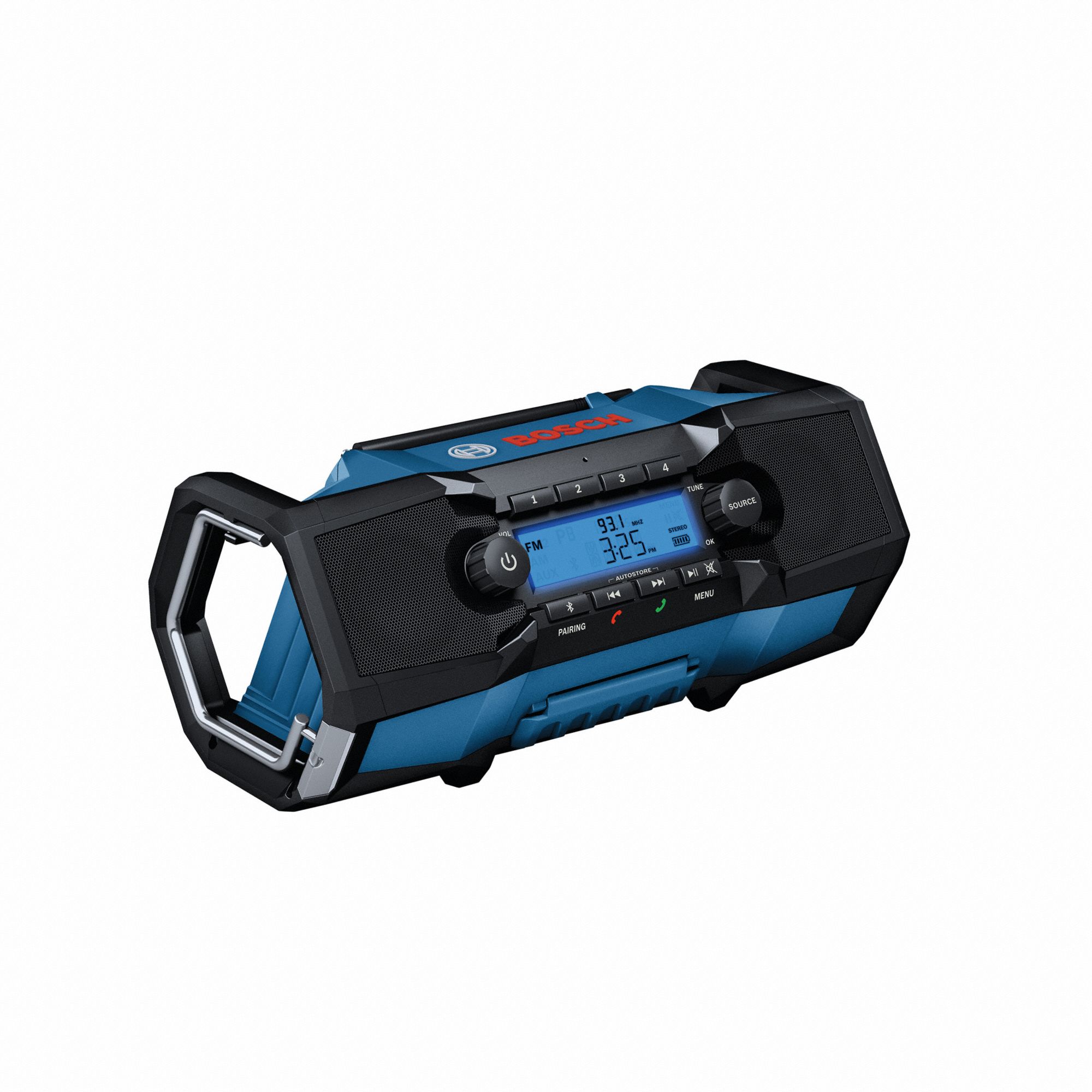 Radio: CORE18V/18V SlimPack, Bare Tool, AM/FM/Auxiliary/Bluetooth®/USB, USB Charging