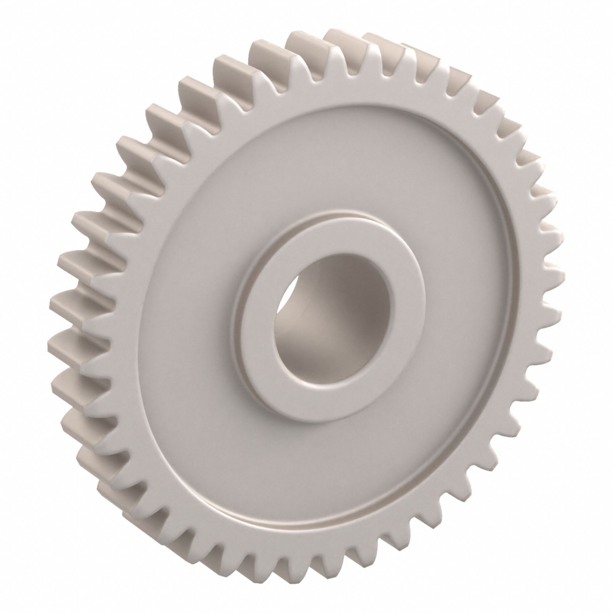 Spur Gear: Module m 0.5, 40 Teeth, 5 mm Bore Dia, Duracon, 20° Pressure Angle, Plain Bore