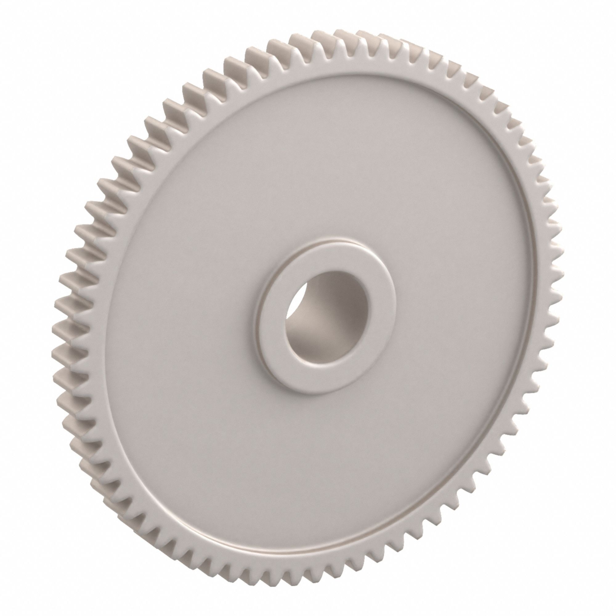 Spur Gear: Module m 0.5, 70 Teeth, 6 mm Bore Dia, Duracon, 20° Pressure Angle, Plain Bore