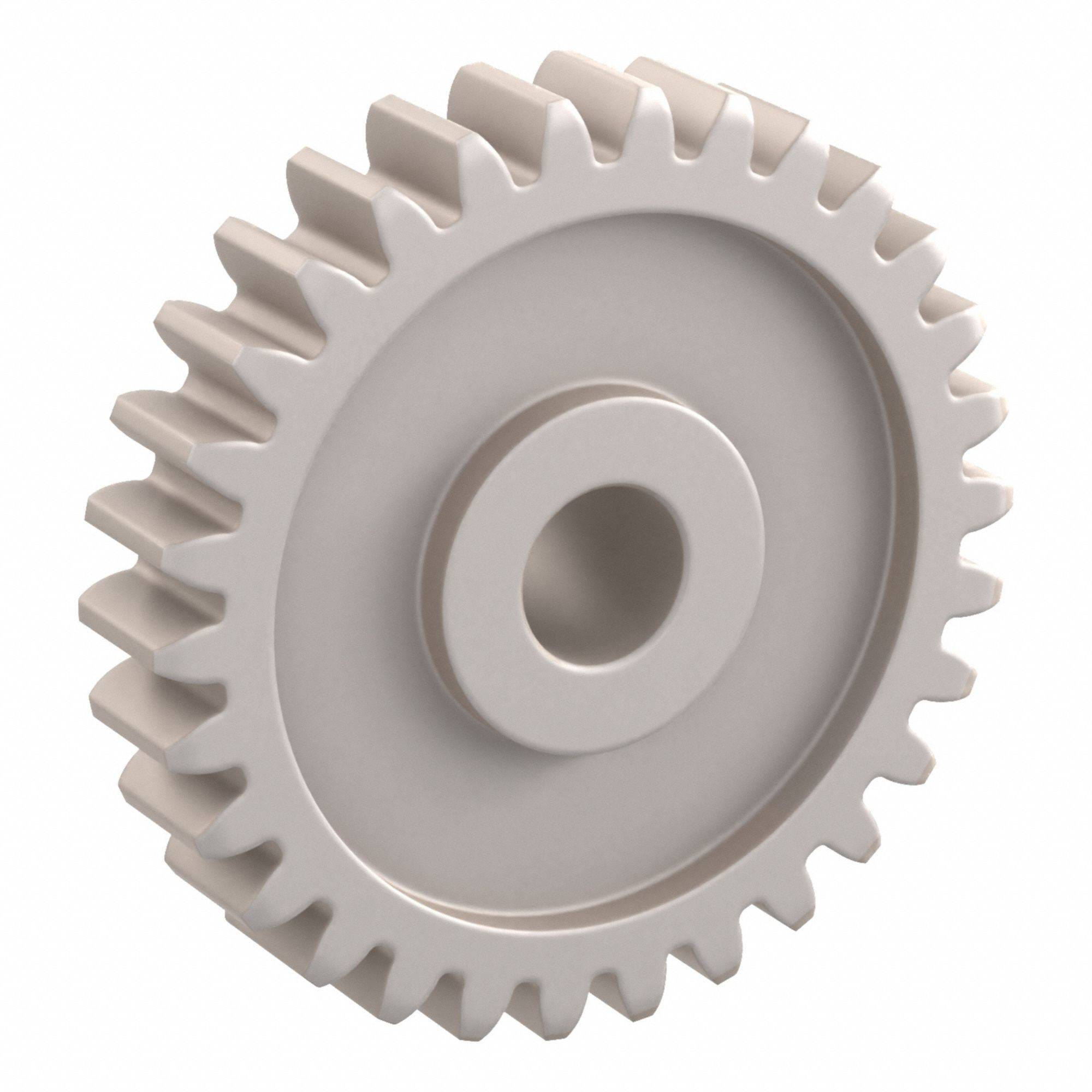 Spur Gear: Module m 1, 30 Teeth, 6 mm Bore Dia, Duracon, 20° Pressure Angle, Plain Bore