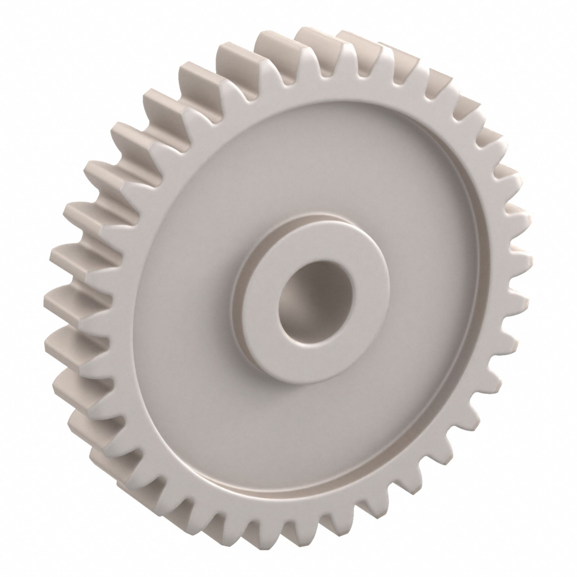 Spur Gear: Module m 1, 35 Teeth, 6 mm Bore Dia, Duracon, 20° Pressure Angle, Plain Bore