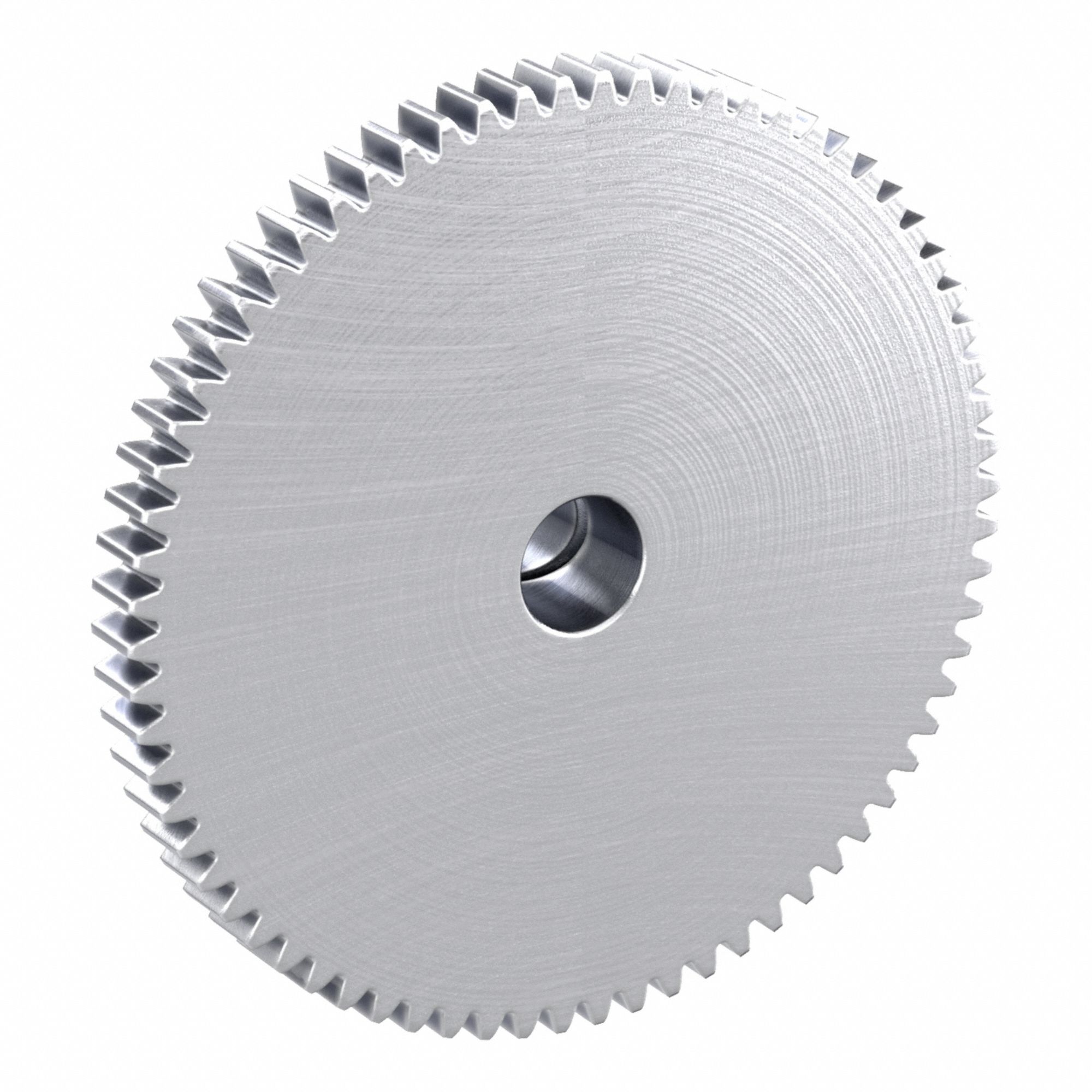 F-Loc Spur Gear: Module m 1, 70 Teeth, 10 mm Bore Dia, Stainless Steel, 20° Pressure Angle