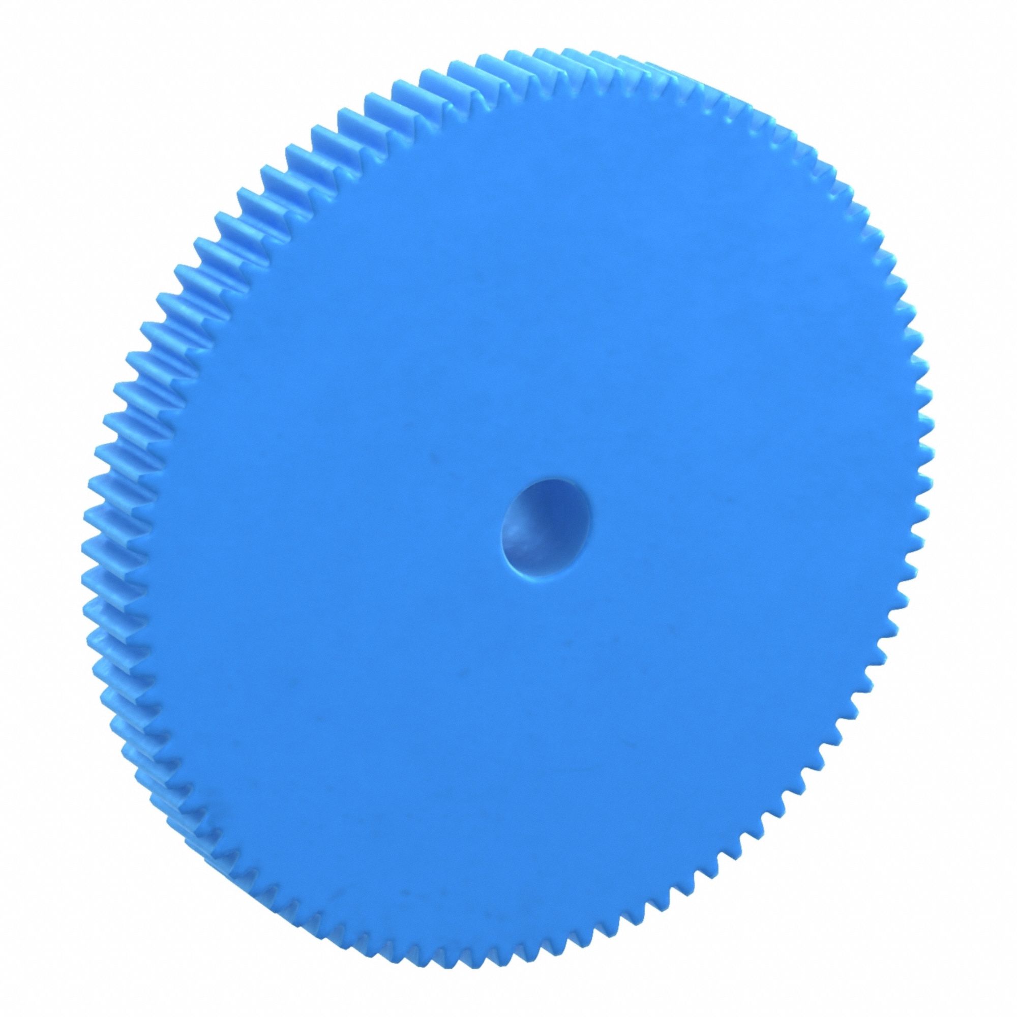Machined Spur Gear: Module m 1, 90 Teeth, 10 mm Bore Dia, Nylon, 20° Pressure Angle, Plain Bore