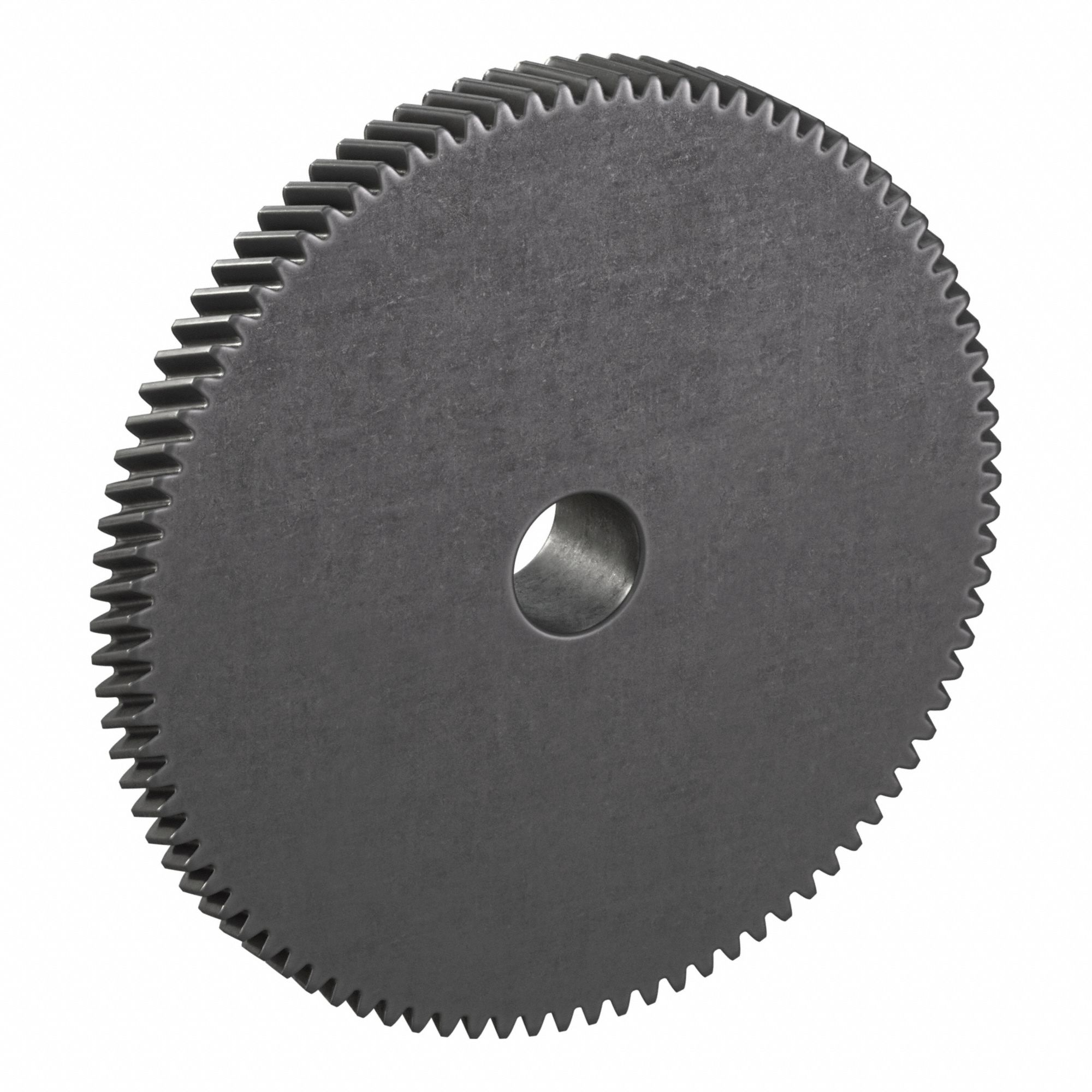 Ground Helical Gear: Left Hand, Module m 1.5, Black Oxide-Coated Except Teeth, 90 Teeth