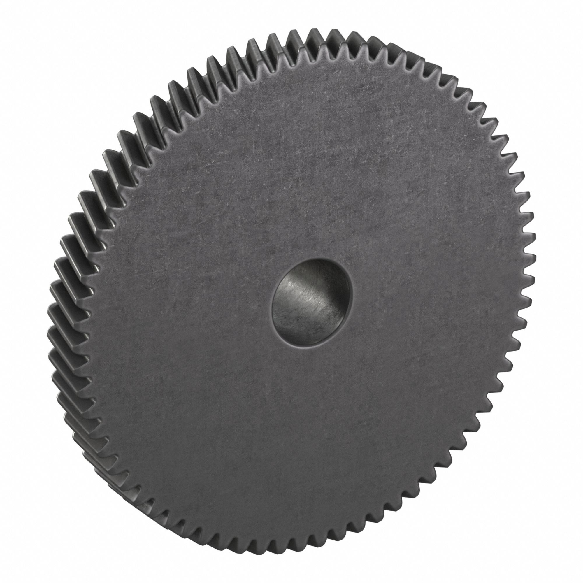 Ground Helical Gear: Right Hand, Module m 1, Black Oxide-Coated Except Teeth, 70 Teeth
