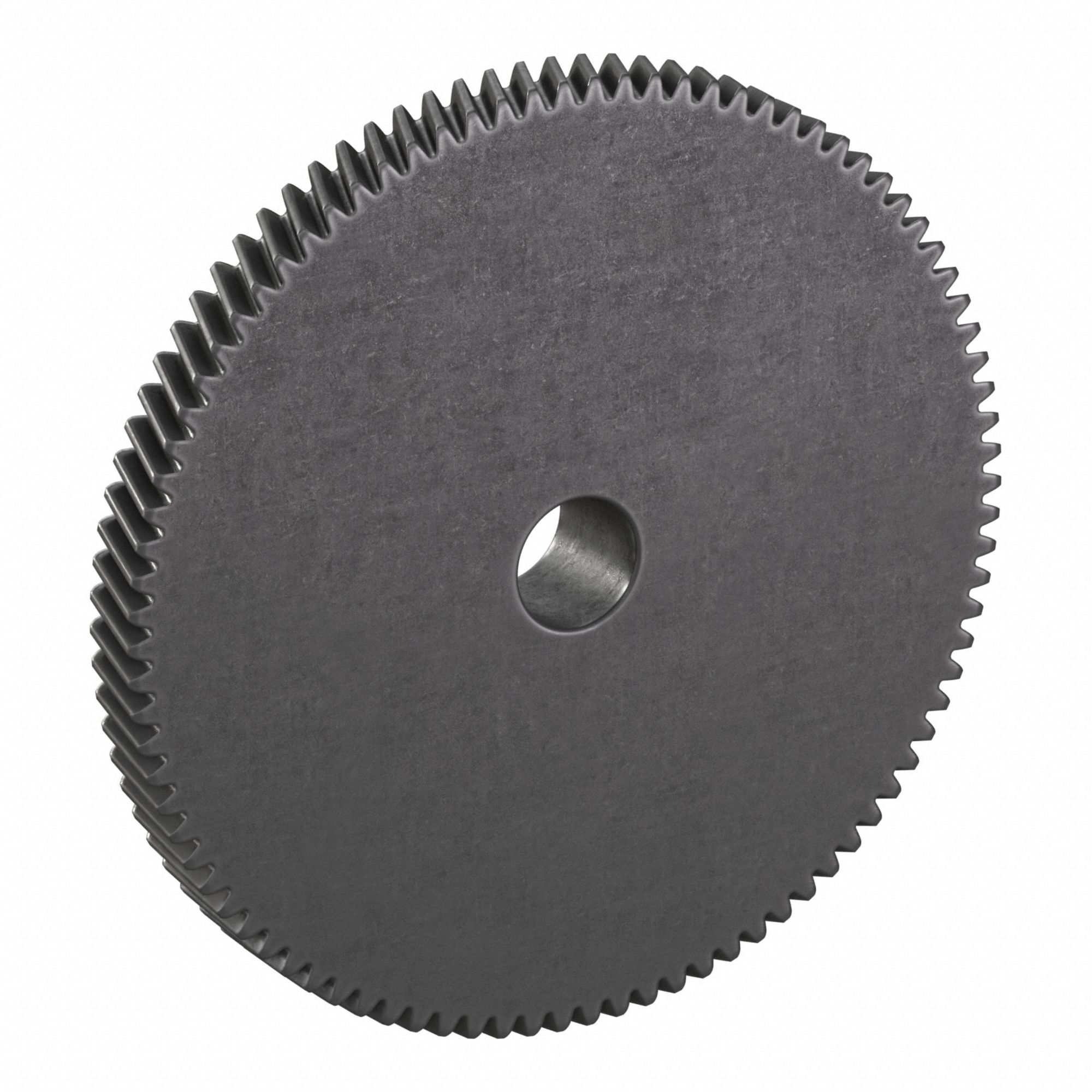 Ground Helical Gear: Right Hand, Module m 2, Black Oxide-Coated Except Teeth, 90 Teeth