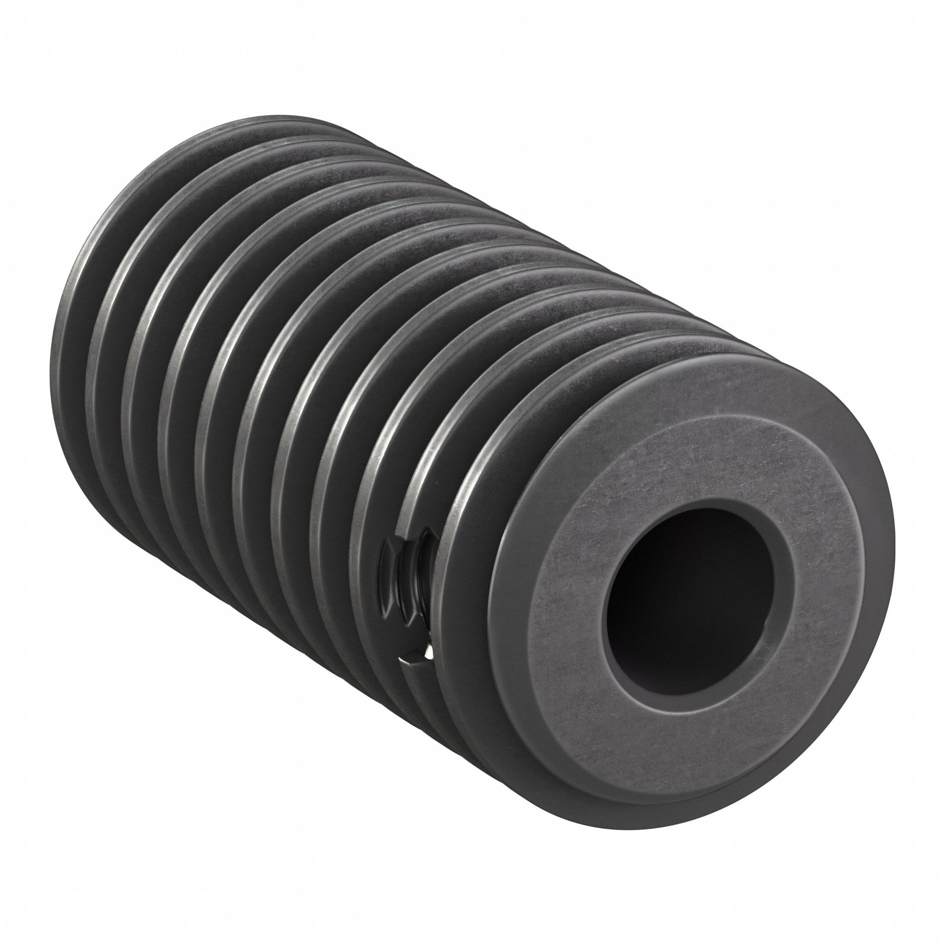 Ground & Machined Worm: Right Hand, 1 Starts, Module m 0.8, Black Oxide Steel