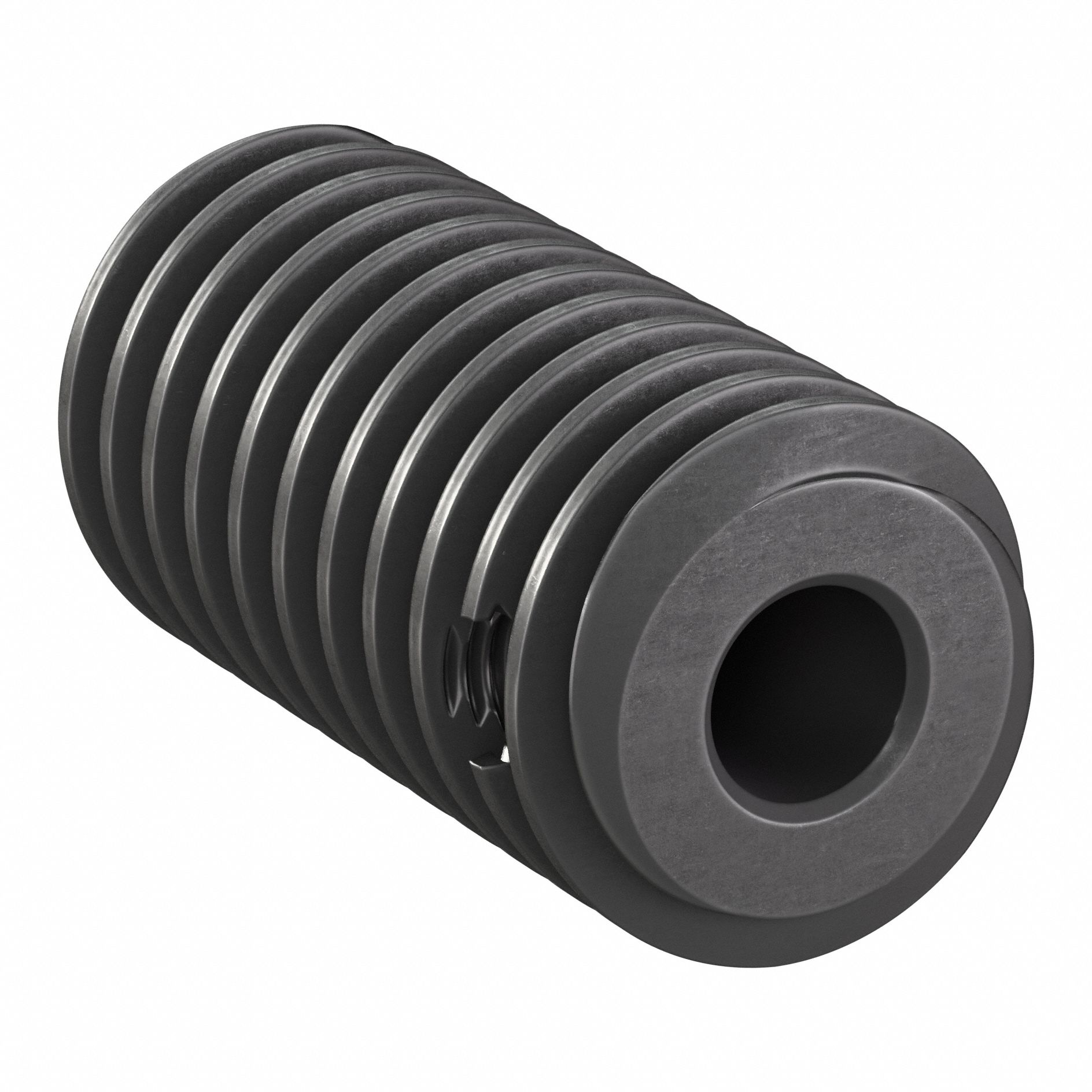 Ground & Machined Worm: Right Hand, 2 Starts, Module m 0.8, Black Oxide Steel
