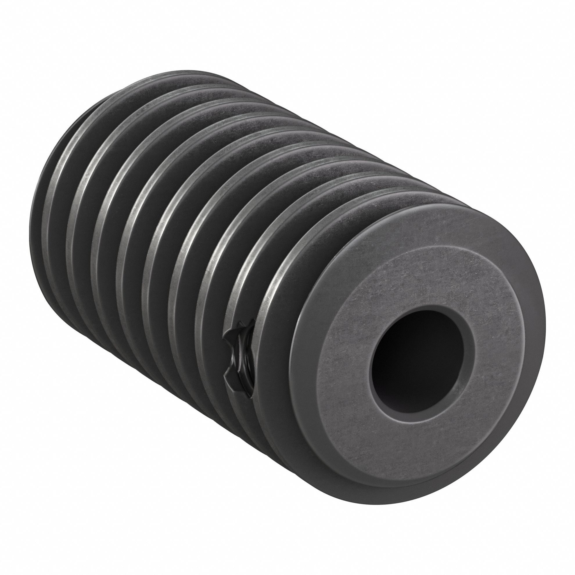 Ground & Machined Worm: Right Hand, 1 Starts, Module m 1, Black Oxide Steel