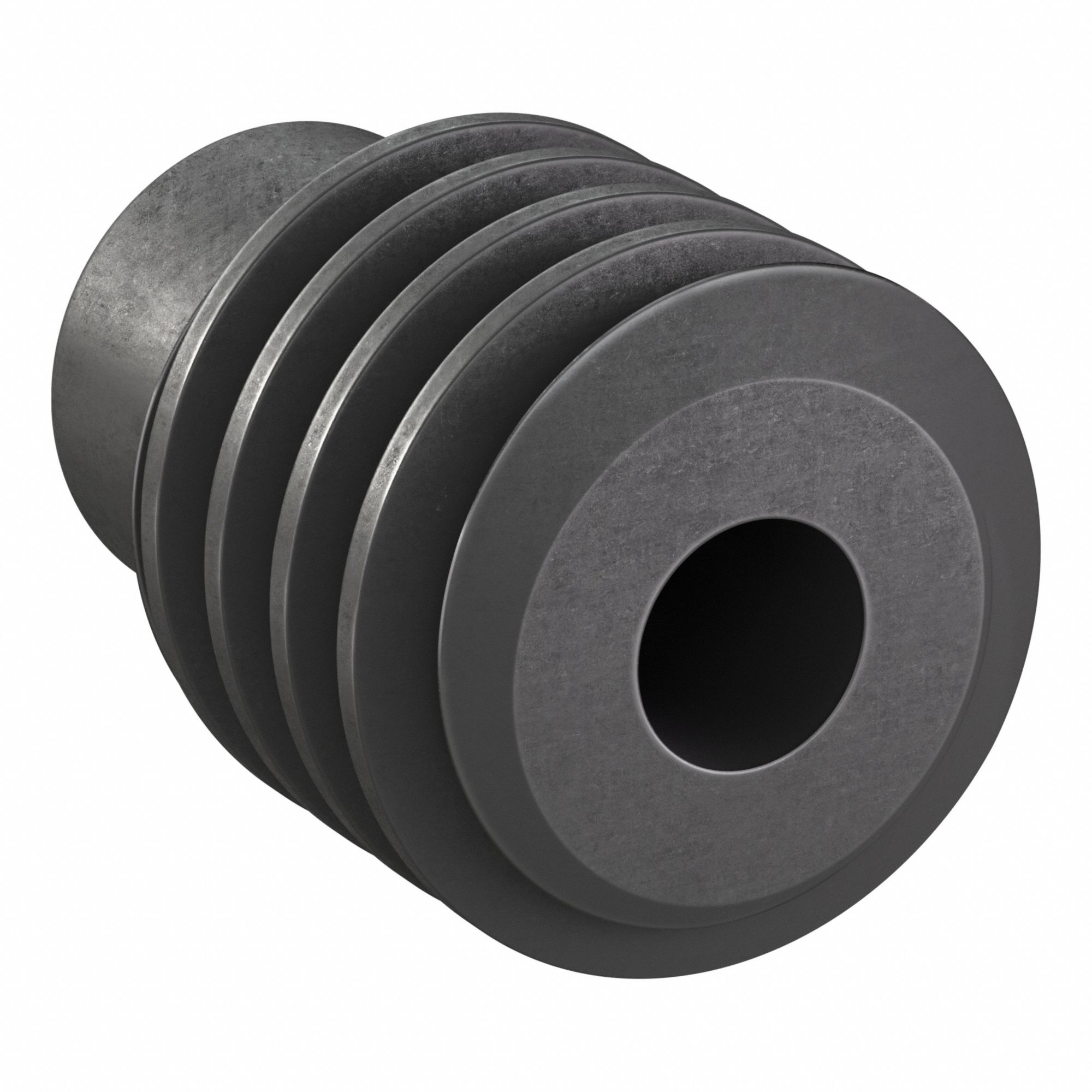 Ground & Machined Worm: Right Hand, 1 Starts, Module m 2, Black Oxide Steel