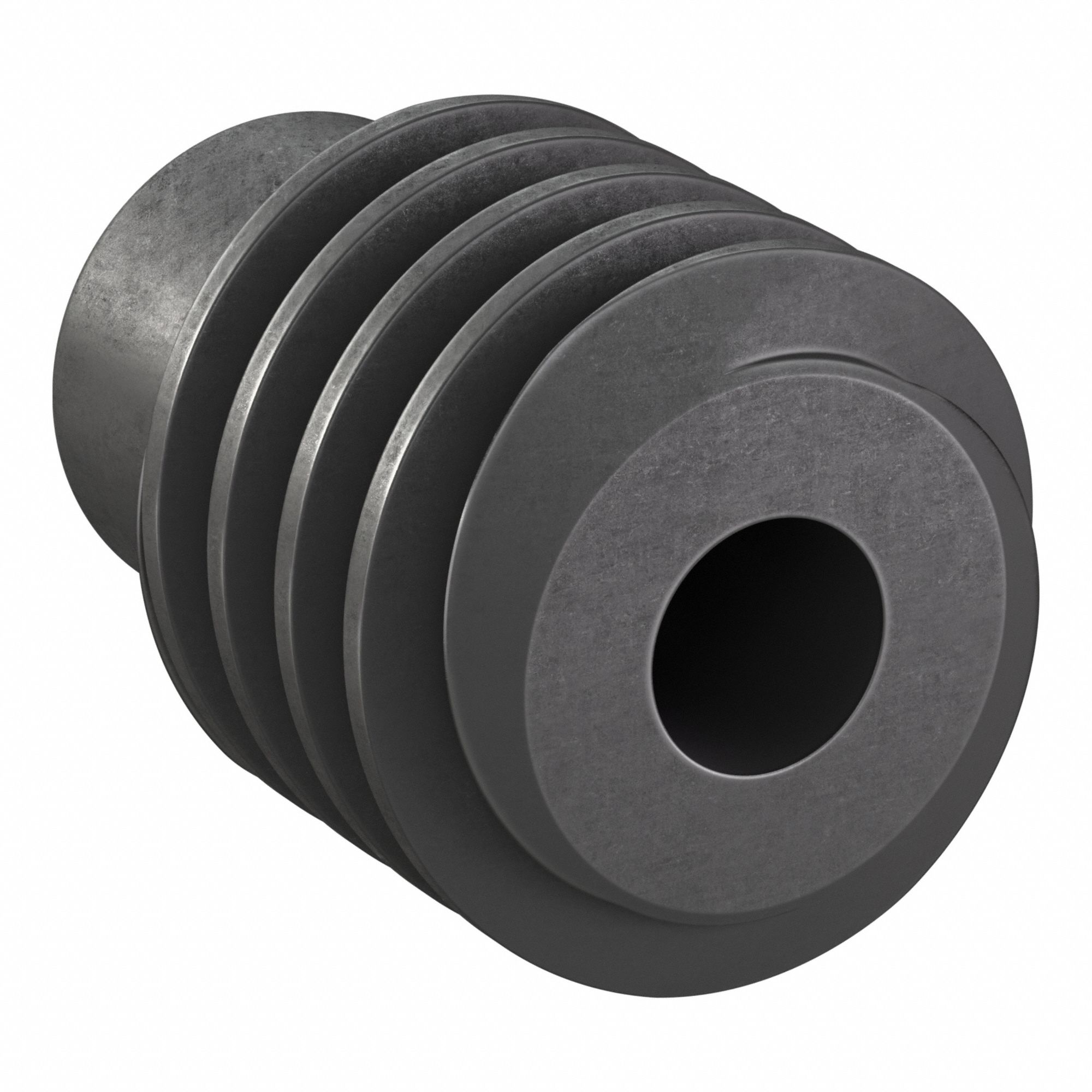 Ground & Machined Worm: Right Hand, 2 Starts, Module m 2, Black Oxide Steel