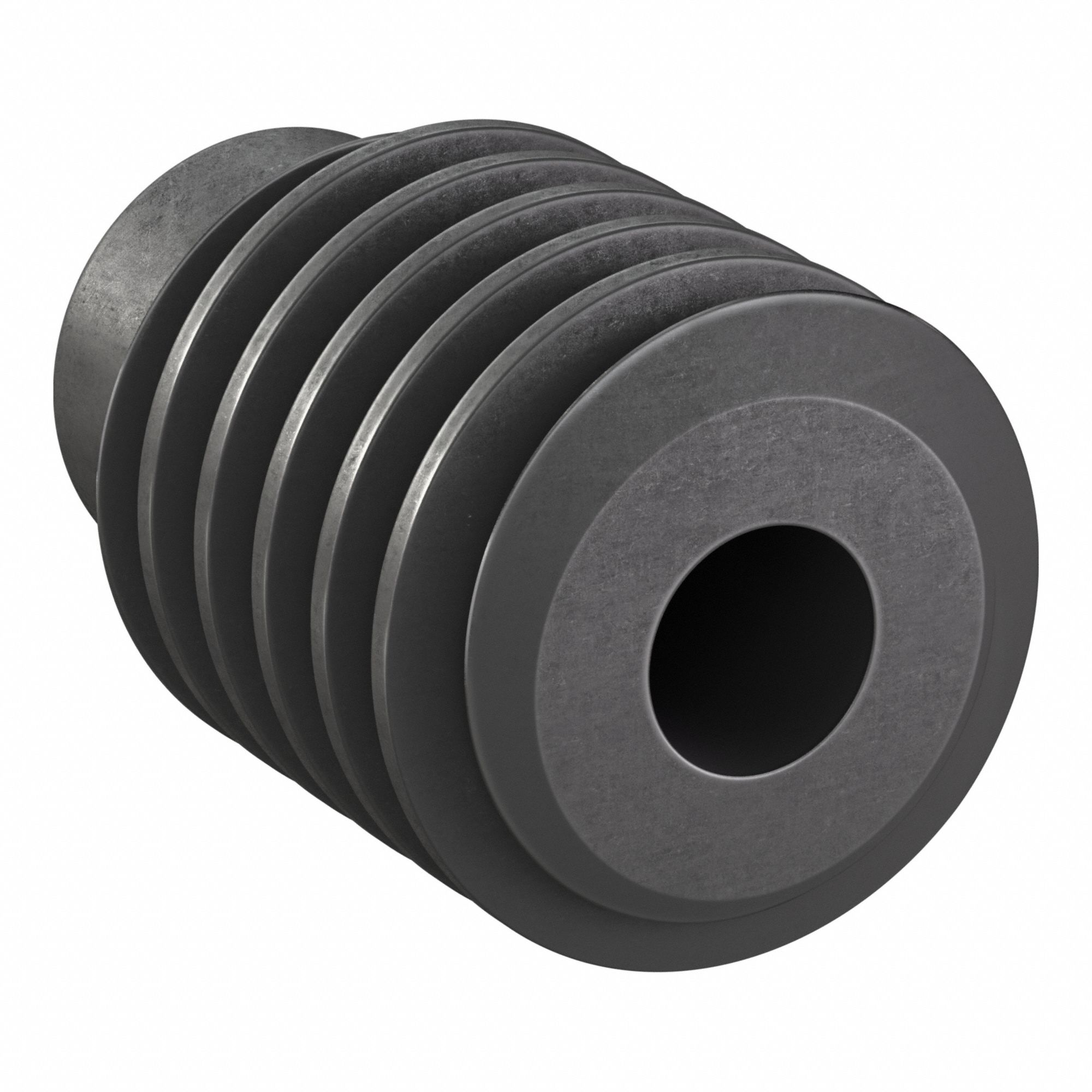 Ground & Machined Worm: Right Hand, 1 Starts, Module m 1.5, Black Oxide Steel, KHK W 001 Grade 2