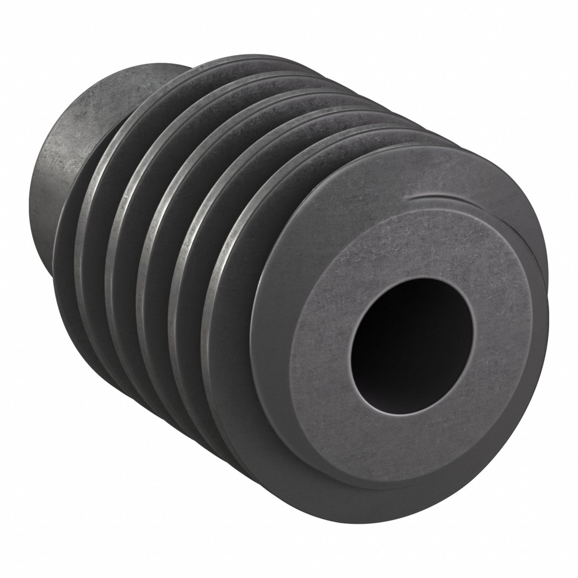 Ground & Machined Worm: Right Hand, 2 Starts, Module m 1.5, Black Oxide Steel, KHK W 001 Grade 2