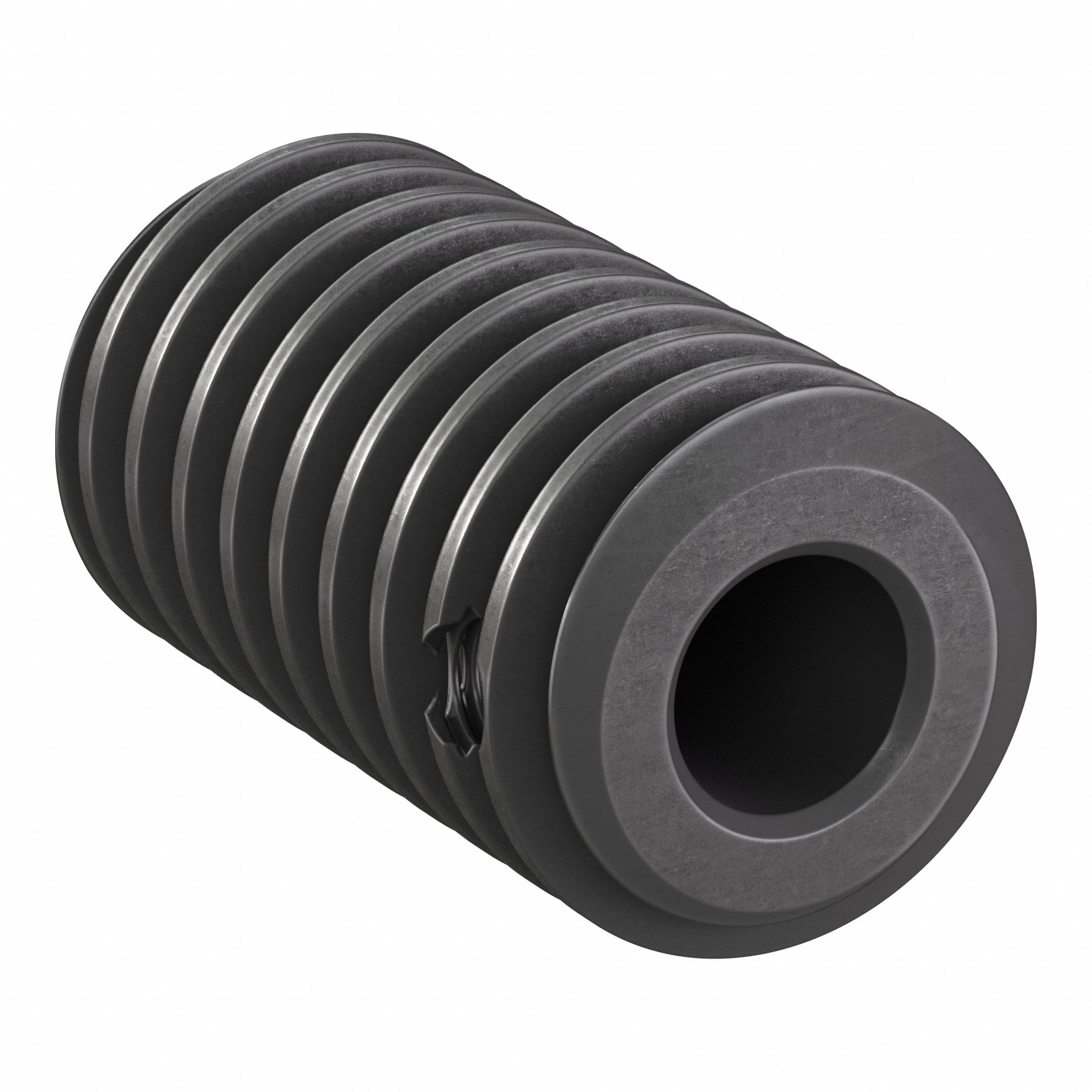 Ground & Machined Worm: Right Hand, 1 Starts, Module m 1, Black Oxide Steel, KHK W 001 Grade 2