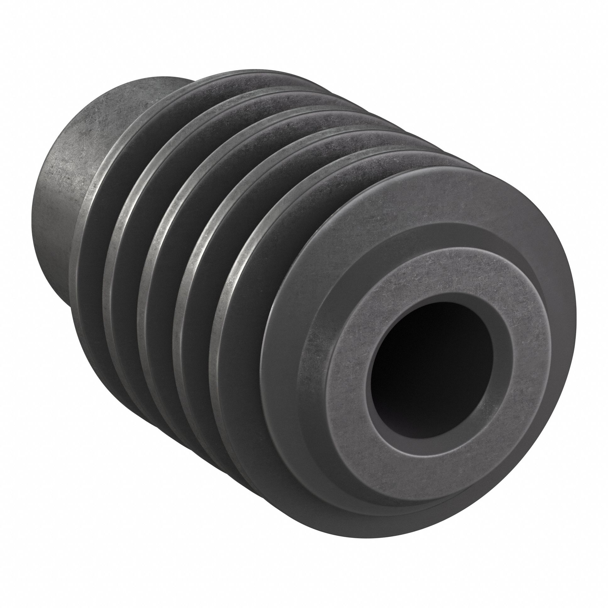 Ground & Machined Worm: Right Hand, 1 Starts, Module m 2.5, Black Oxide Steel, KHK W 001 Grade 2