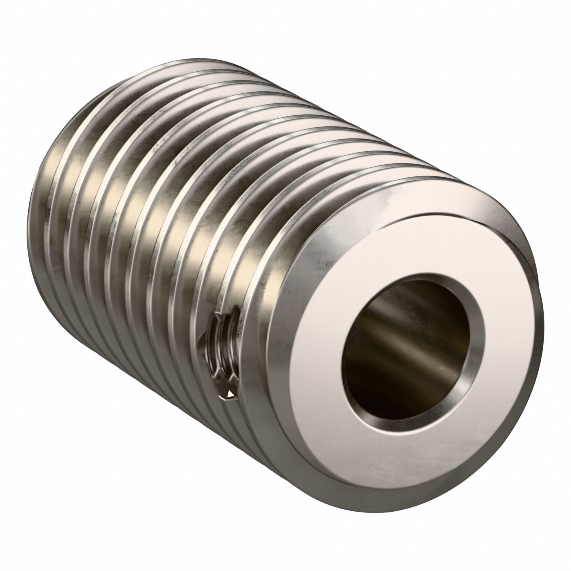Worm Gear: Right Hand, 2 Starts, Module m 0.5, Stainless Steel