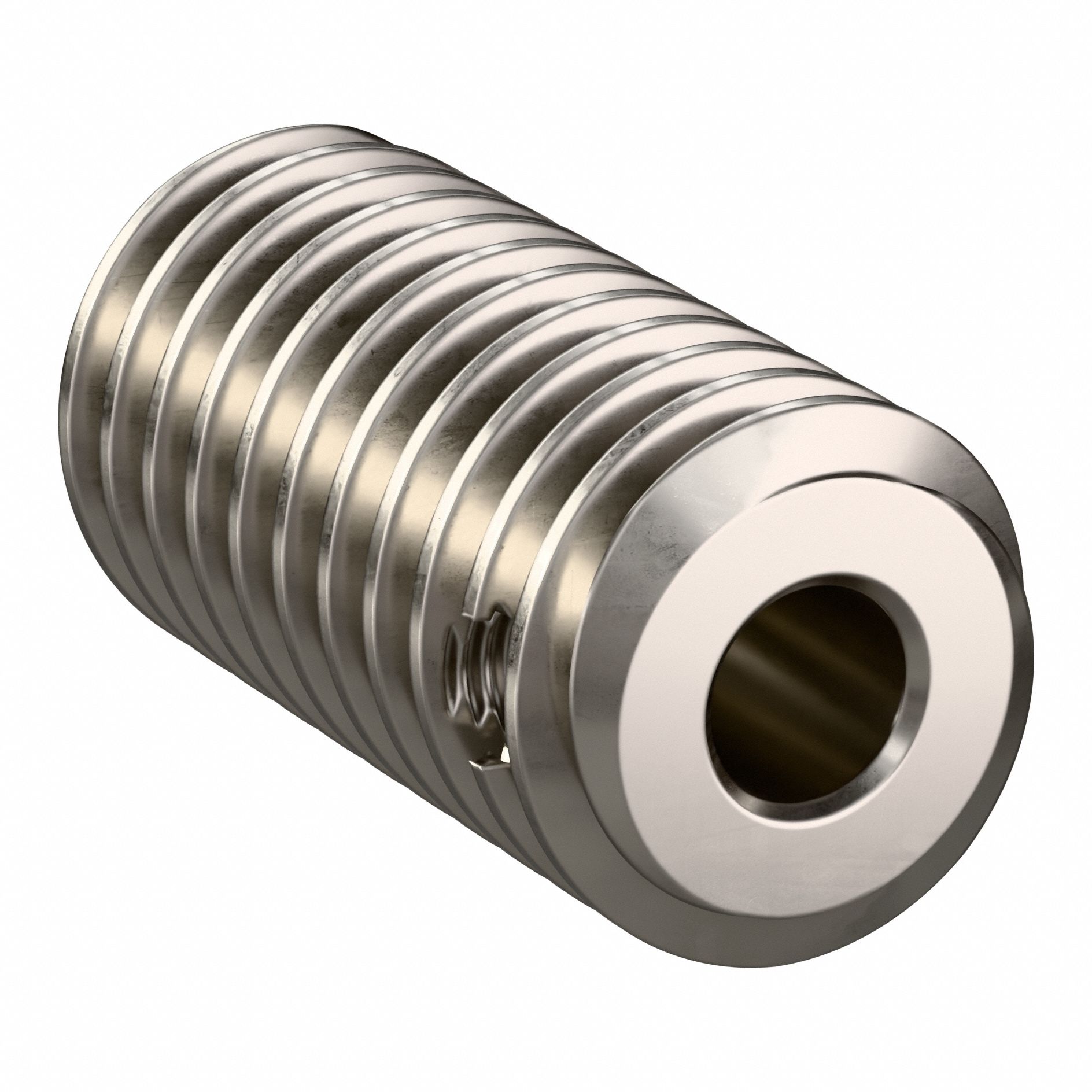 Worm Gear: Right Hand, 2 Starts, Module m 0.8, Stainless Steel