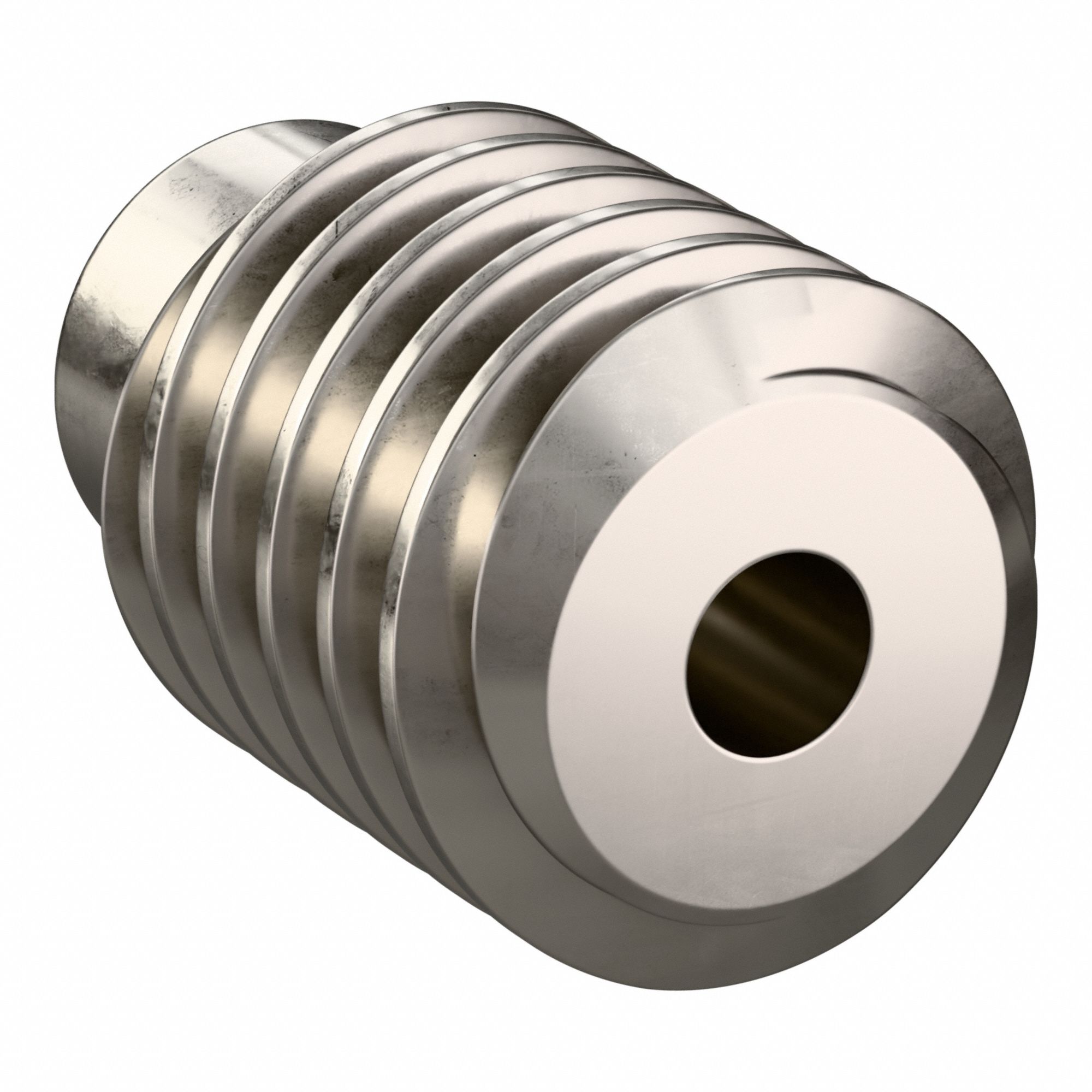 Worm Gear: Right Hand, 2 Starts, Module m 1.5, Stainless Steel