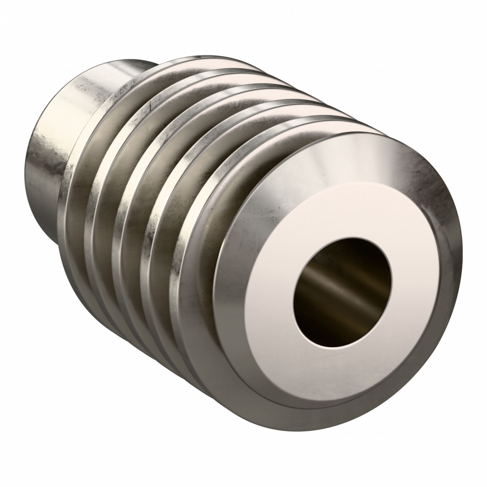 Worm Gear: Right Hand, 1 Starts, Module m 2.5, Stainless Steel