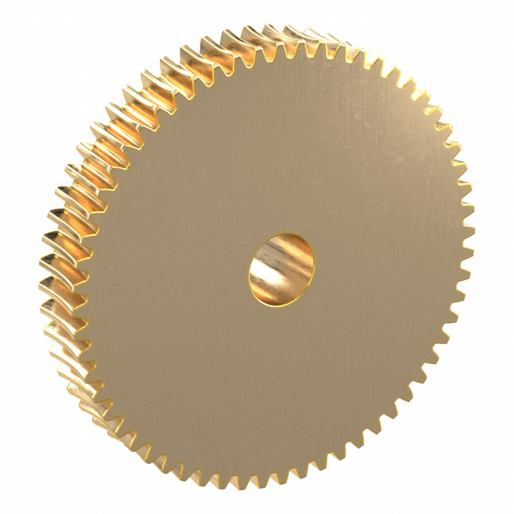 Worm Wheel: Reduction Ratio 60, Module m 0.8, Right Hand, 20° Pressure Angle, Aluminum Bronze