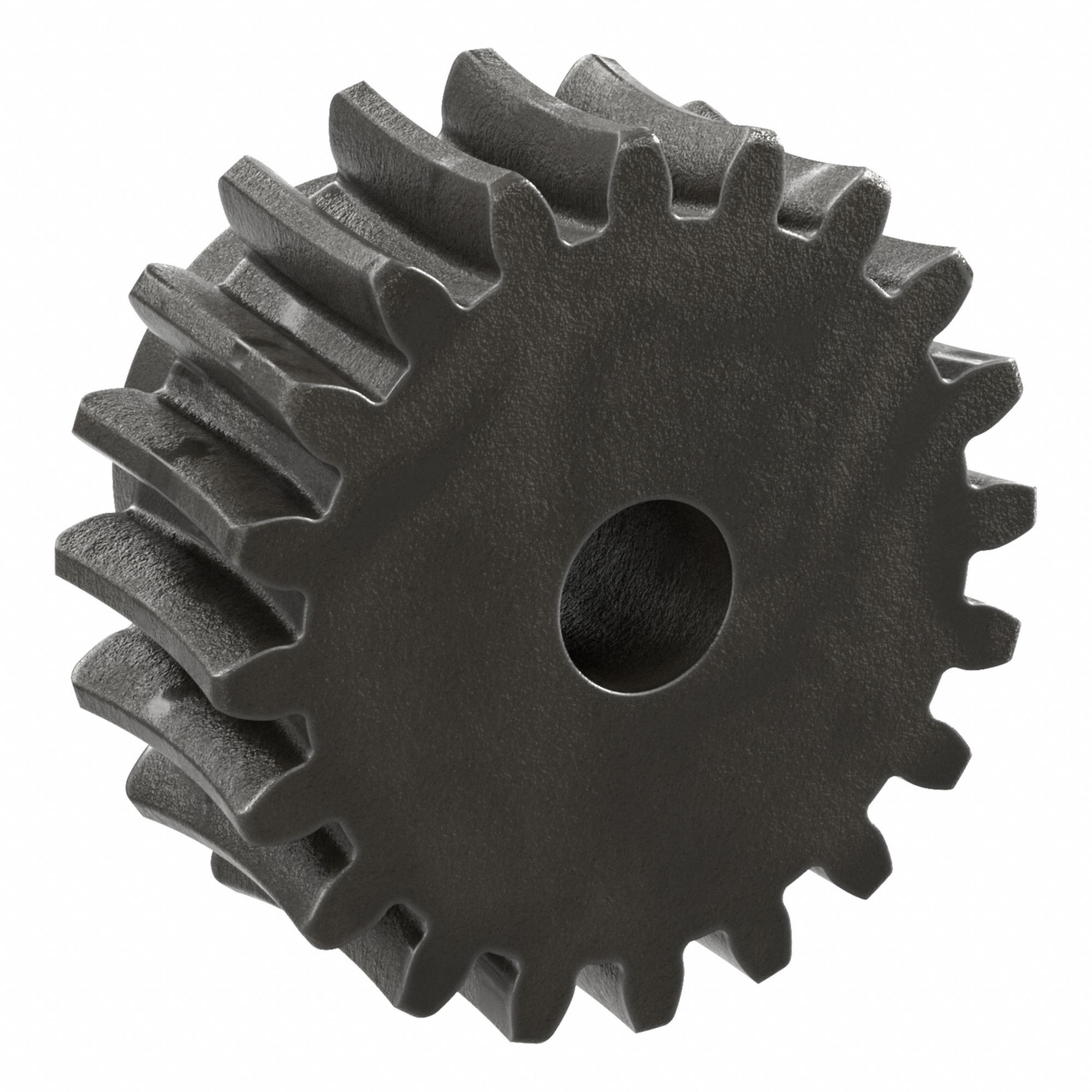 Worm Wheel: Reduction Ratio 20, Module m 2.5, Right Hand, 20° Pressure Angle, Cast Iron