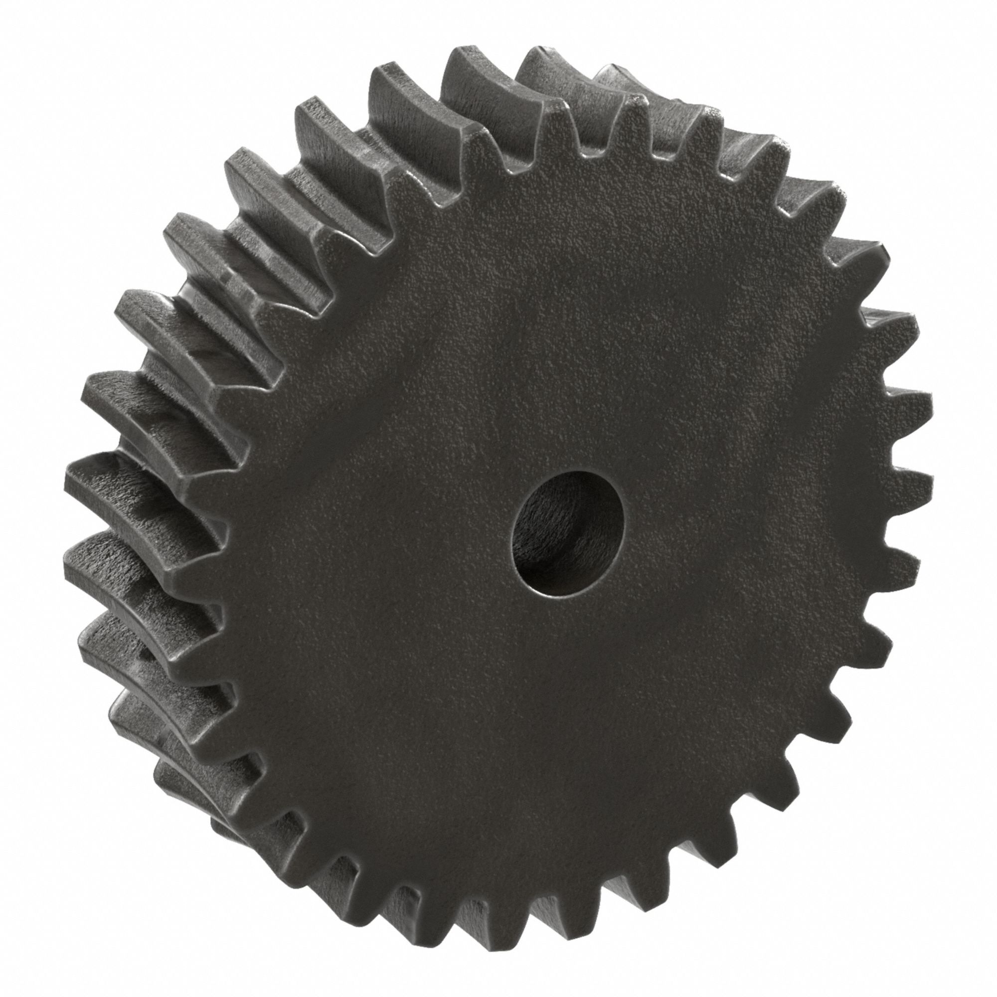 Worm Wheel: Reduction Ratio 15, Module m 2.5, Right Hand, 20° Pressure Angle, Cast Iron