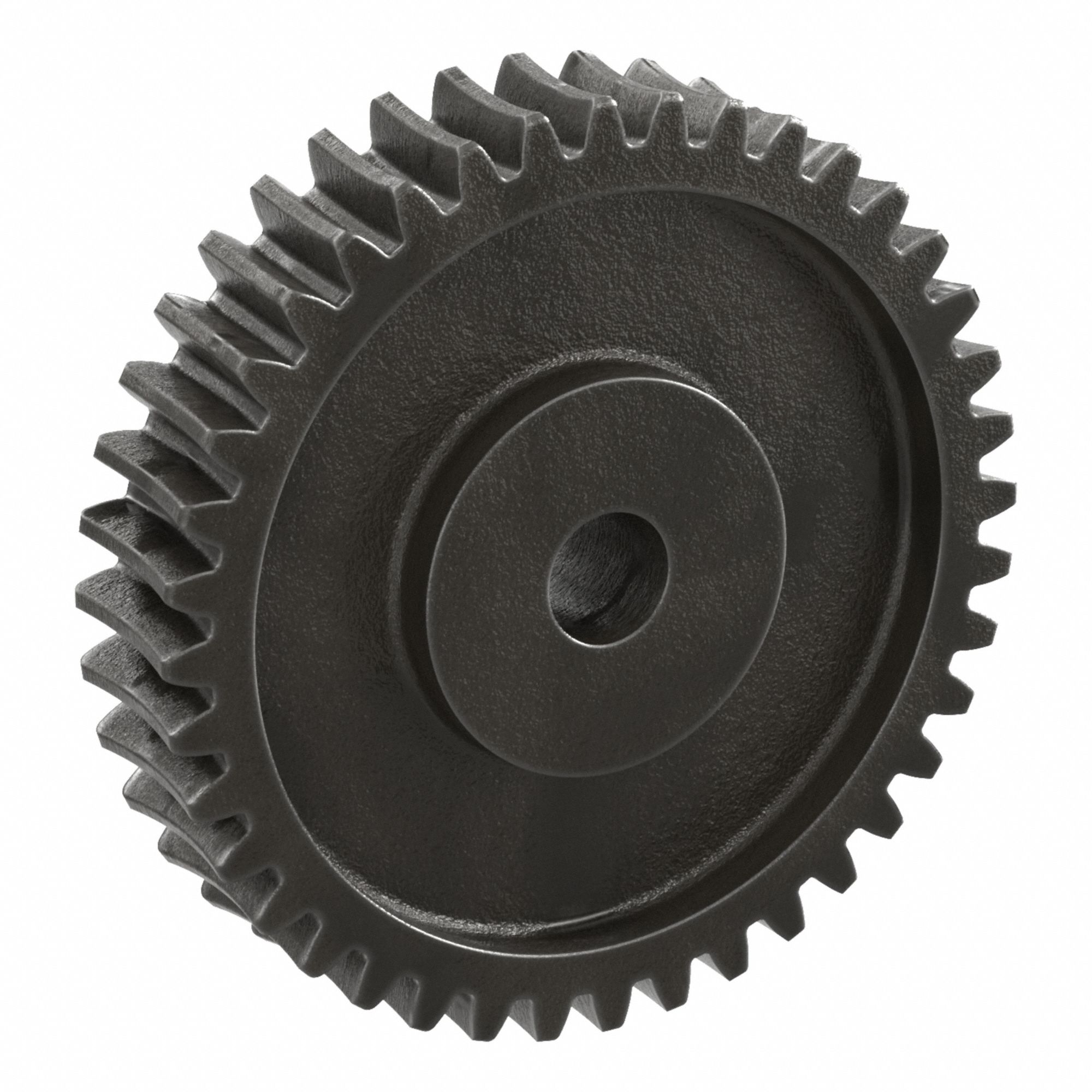 Worm Wheel: Reduction Ratio 40, Module m 2.5, Right Hand, 20° Pressure Angle, Cast Iron