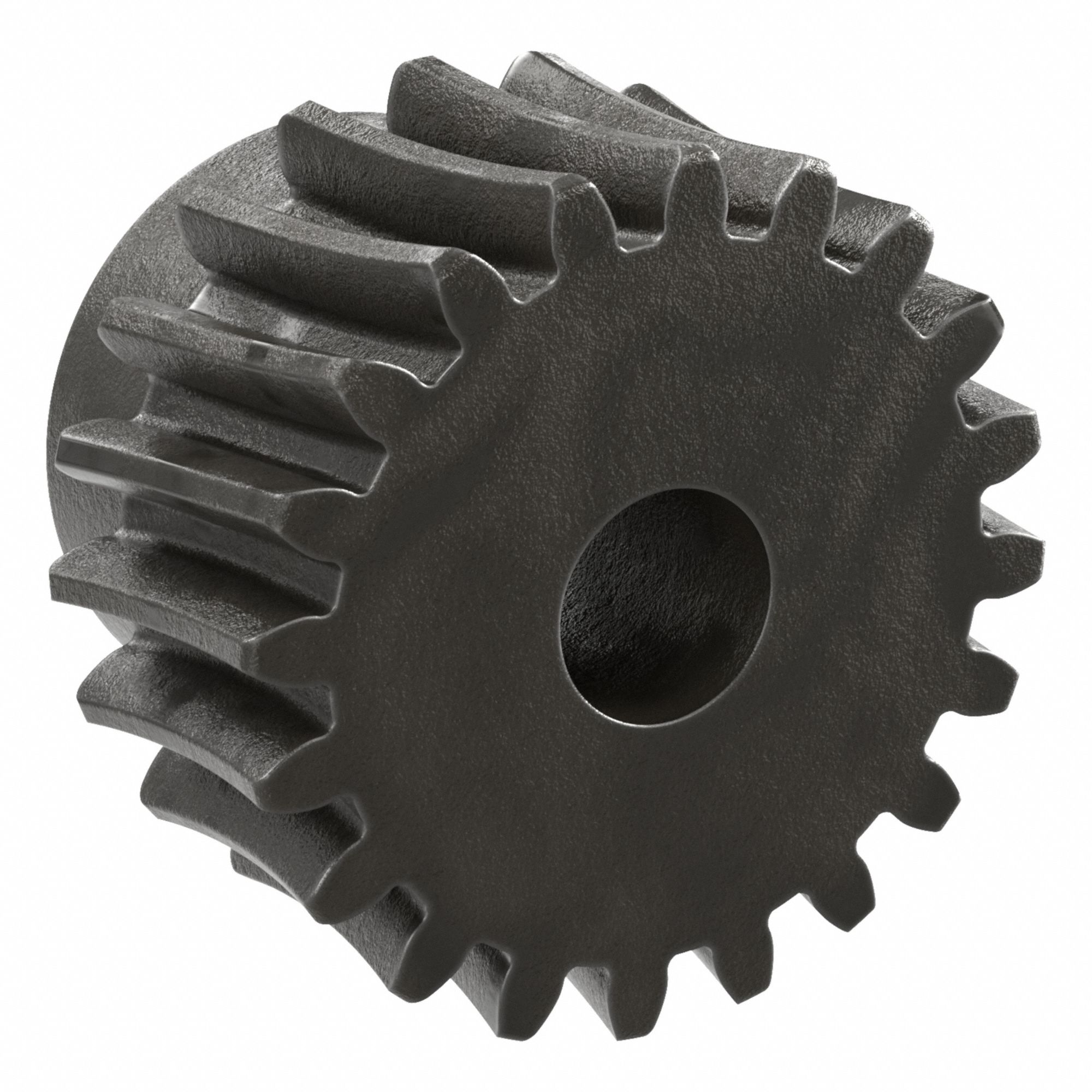 Worm Wheel: Reduction Ratio 10, Module m 2, Left Hand, 14.5° Pressure Angle, Cast Iron