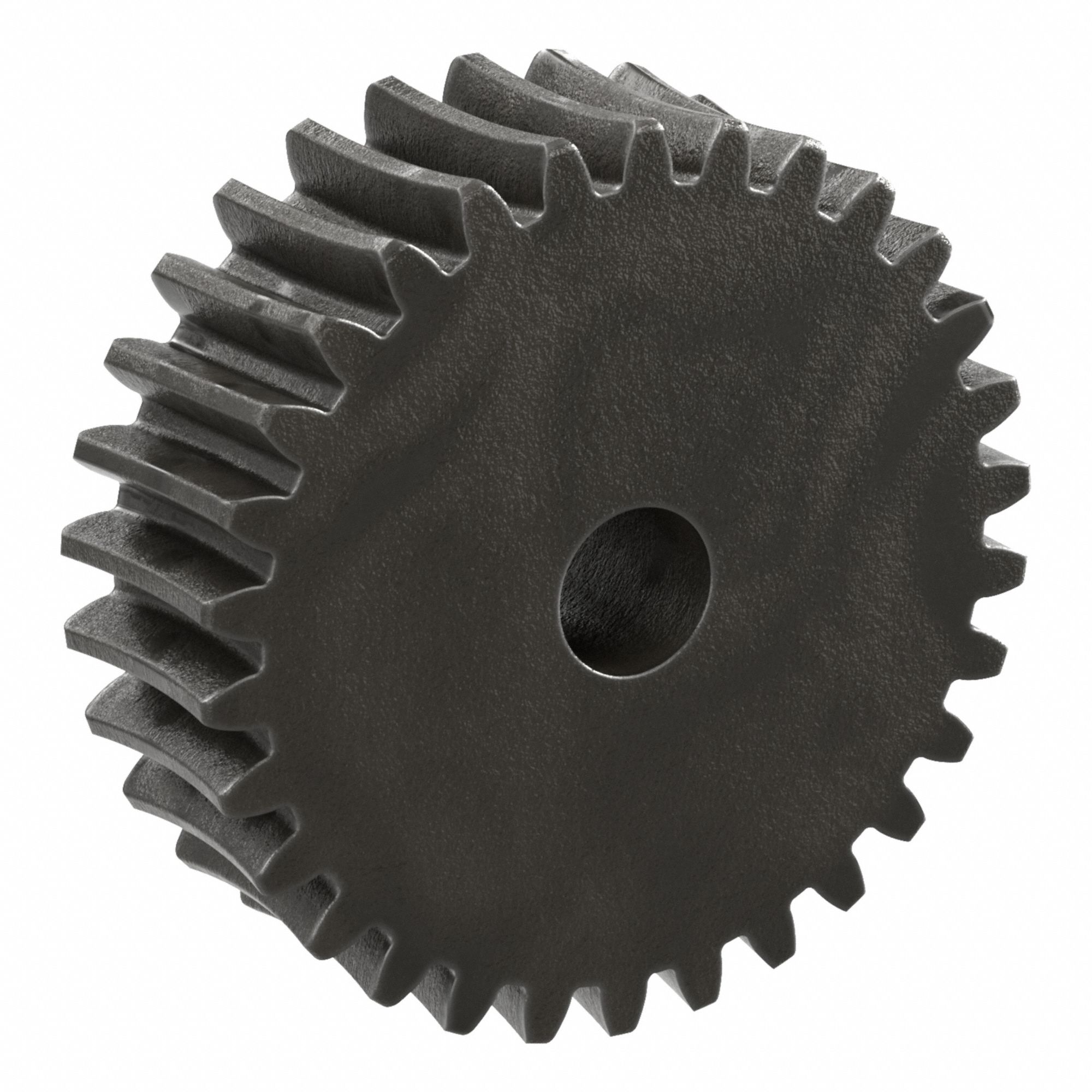 Worm Wheel: Reduction Ratio 30, Module m 2, Left Hand, 14.5° Pressure Angle, Cast Iron