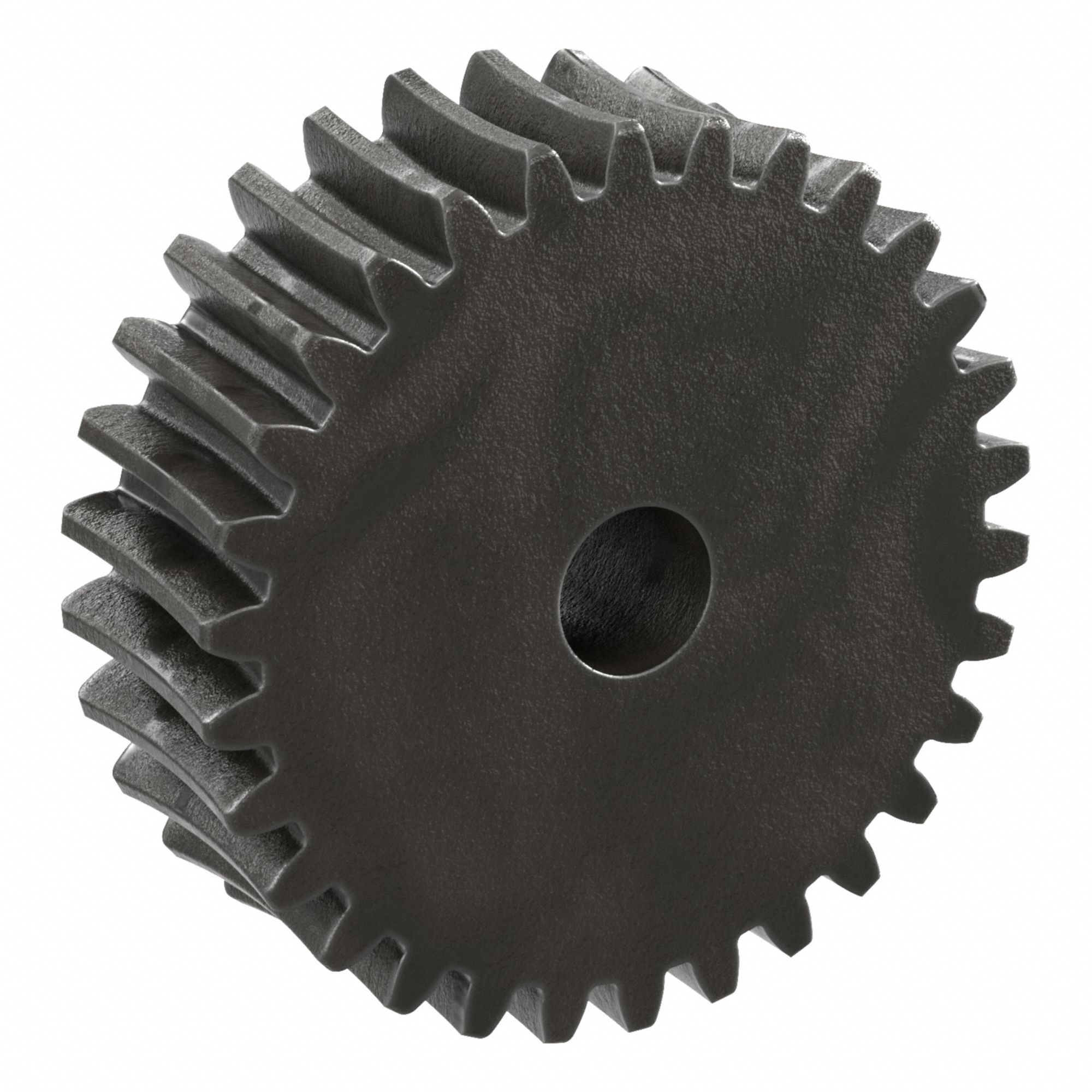Worm Wheel: Reduction Ratio 30, Module m 2, Right Hand, 14.5° Pressure Angle, Cast Iron