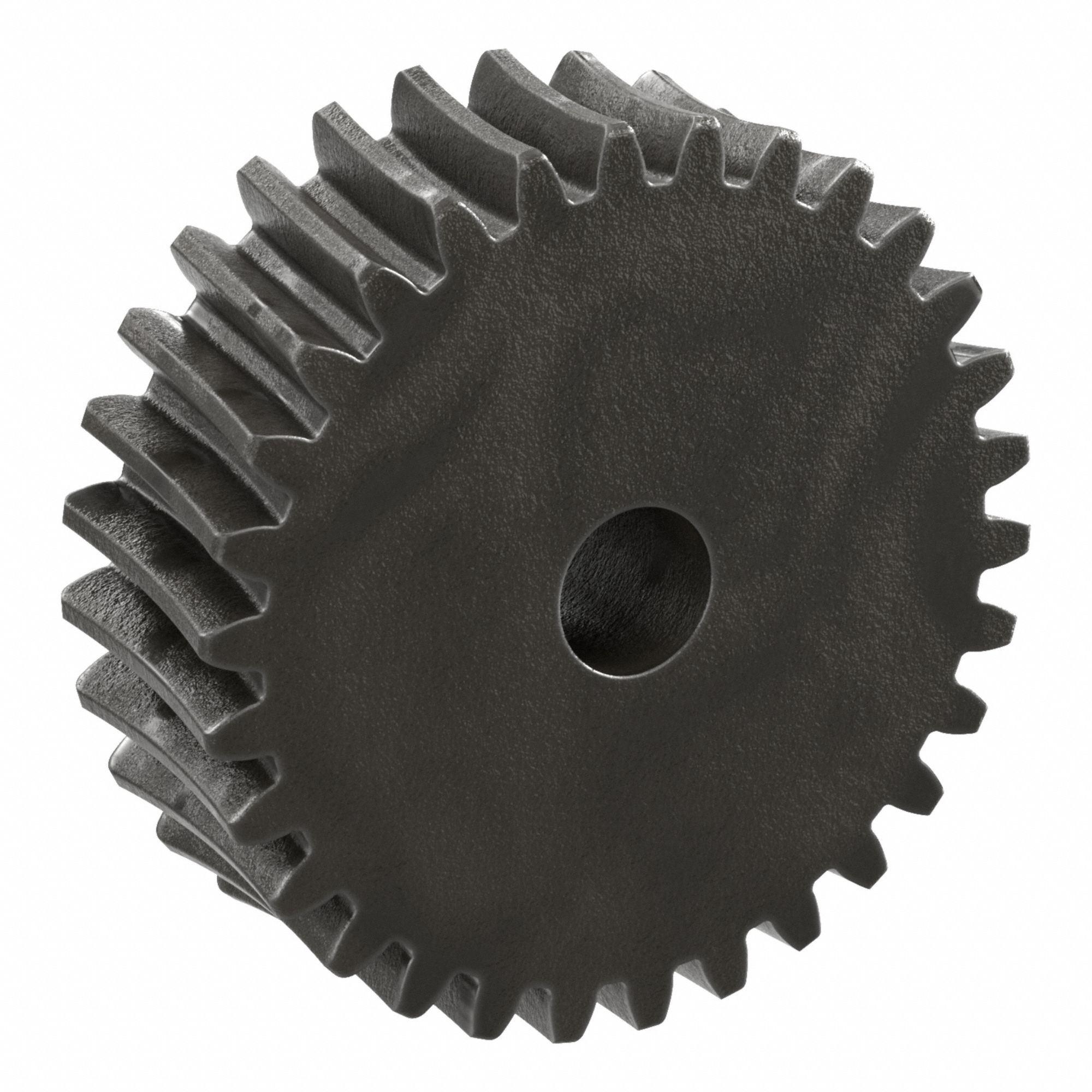 Worm Wheel: Reduction Ratio 15, Module m 2, Right Hand, 14.5° Pressure Angle, Cast Iron