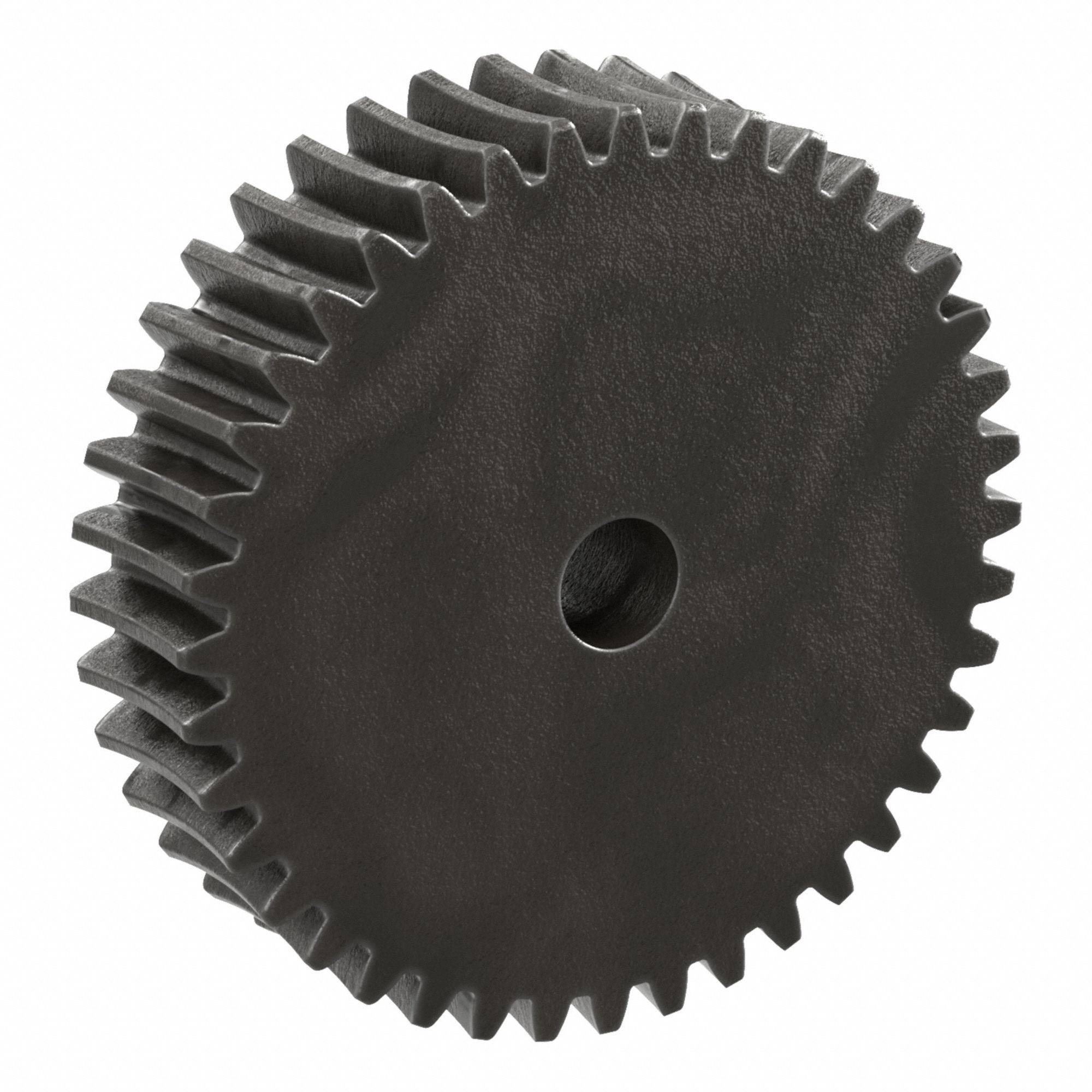 Worm Wheel: Reduction Ratio 40, Module m 2, Left Hand, 14.5° Pressure Angle, Cast Iron