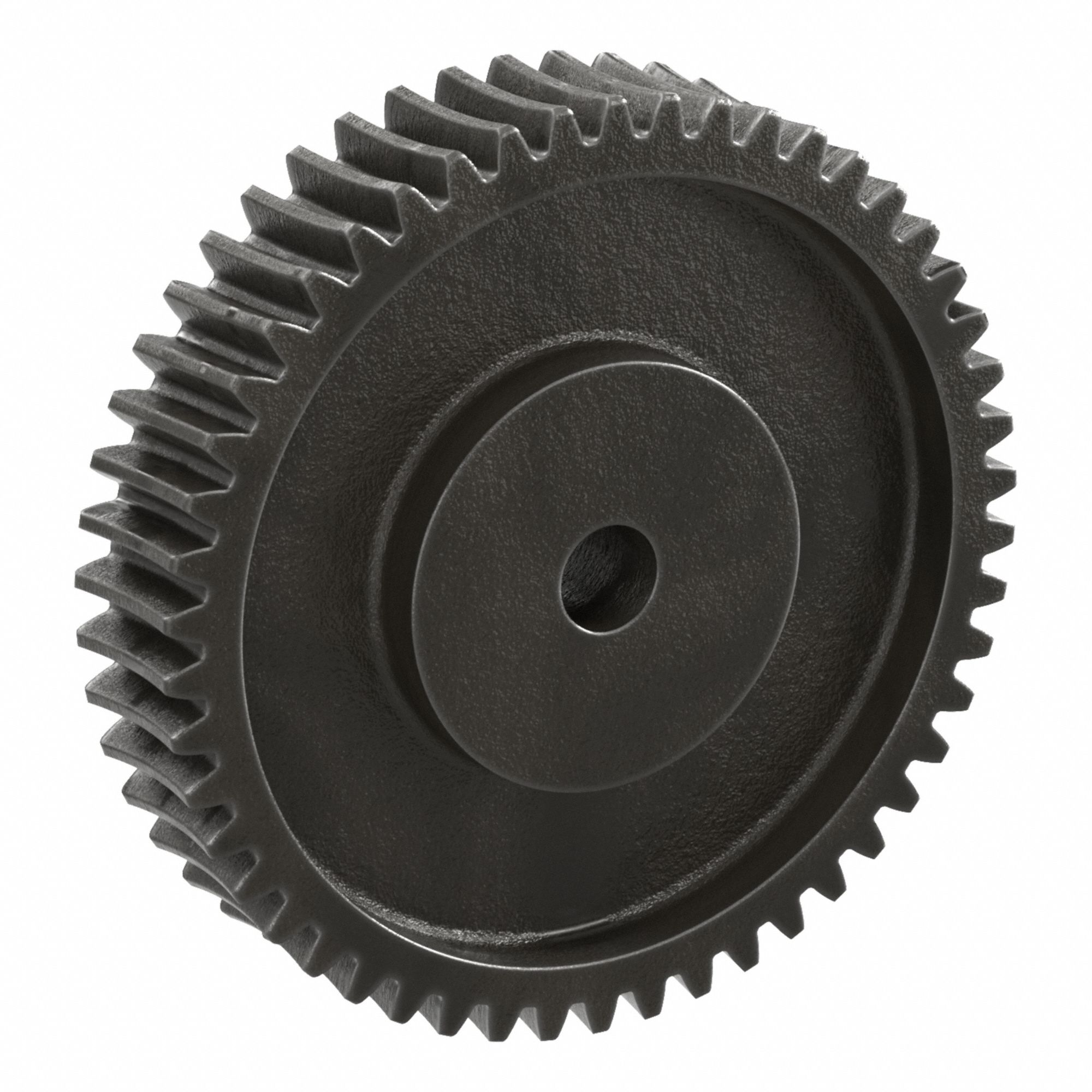 Worm Wheel: Reduction Ratio 50, Module m 2, Left Hand, 14.5° Pressure Angle, Cast Iron