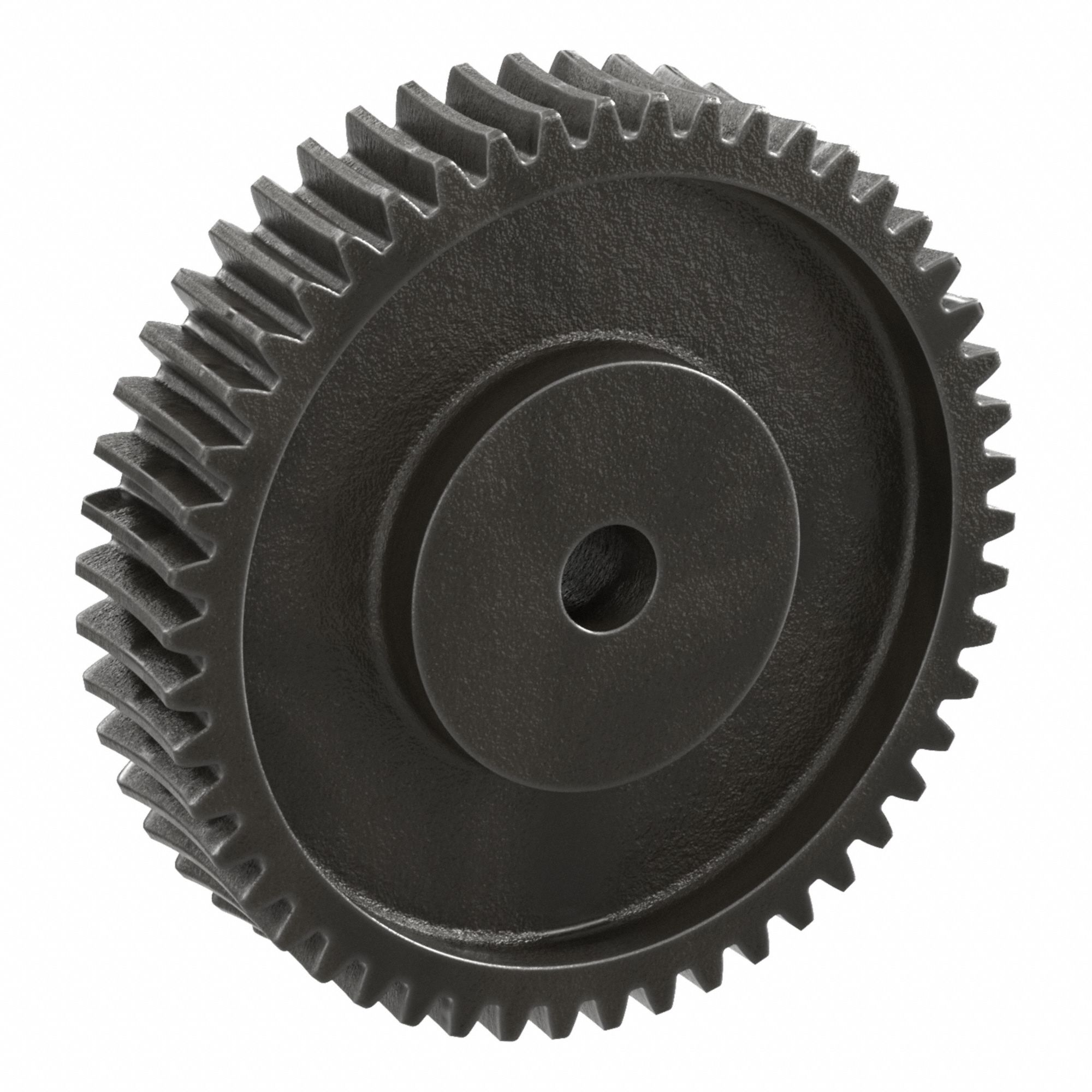 Worm Wheel: Reduction Ratio 50, Module m 2, Right Hand, 14.5° Pressure Angle, Cast Iron