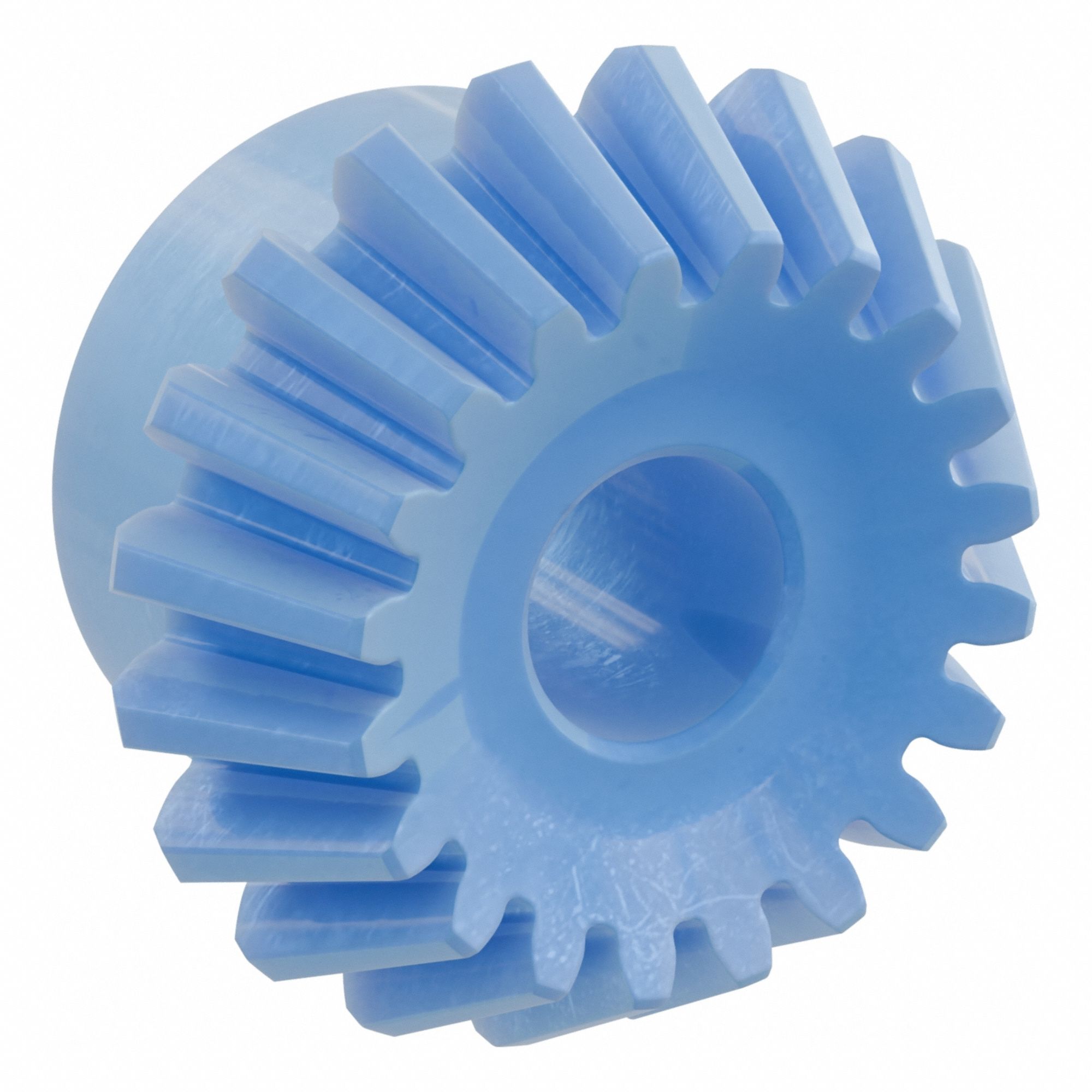 Bevel Gear: Straight, Gear Ratio 2, Module m 1, 20 Teeth, Nylon, 6 mm Bore Dia