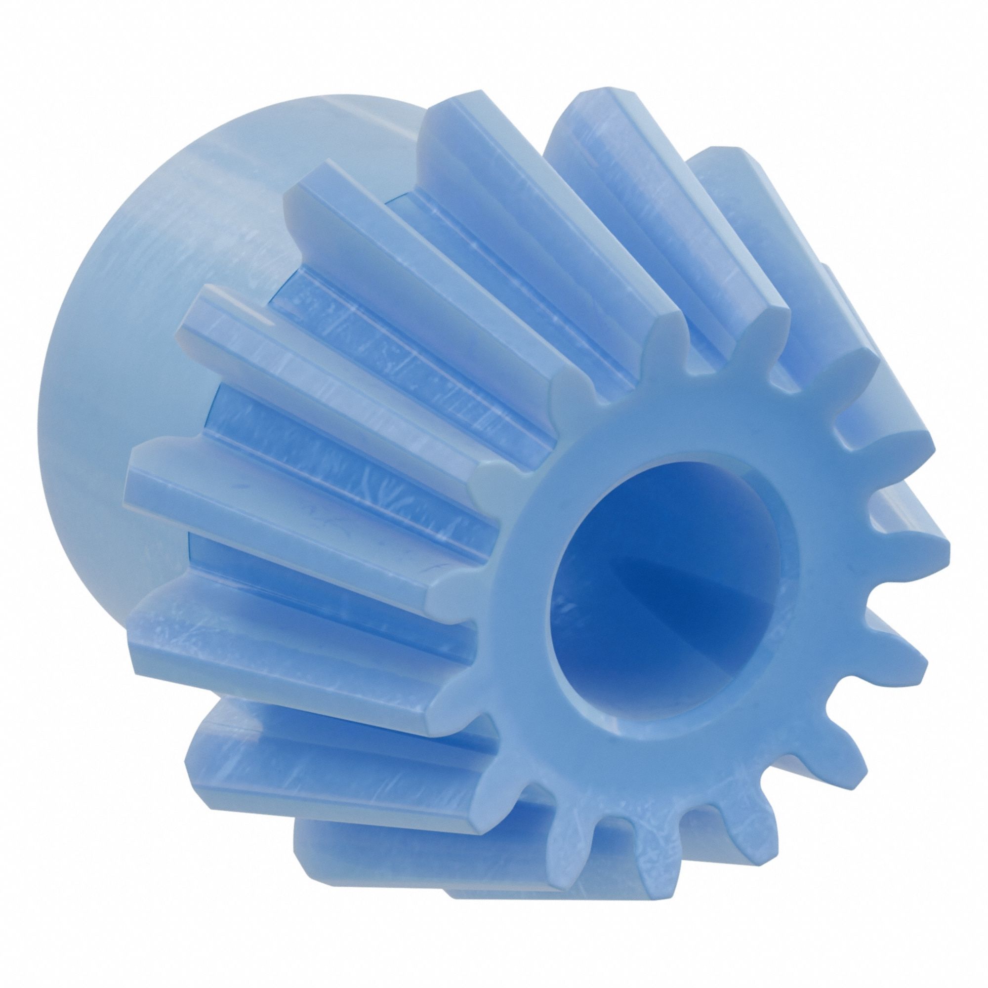 Bevel Gear: Straight, Gear Ratio 3, Module m 3, 15 Teeth, Nylon, 15 mm Bore Dia