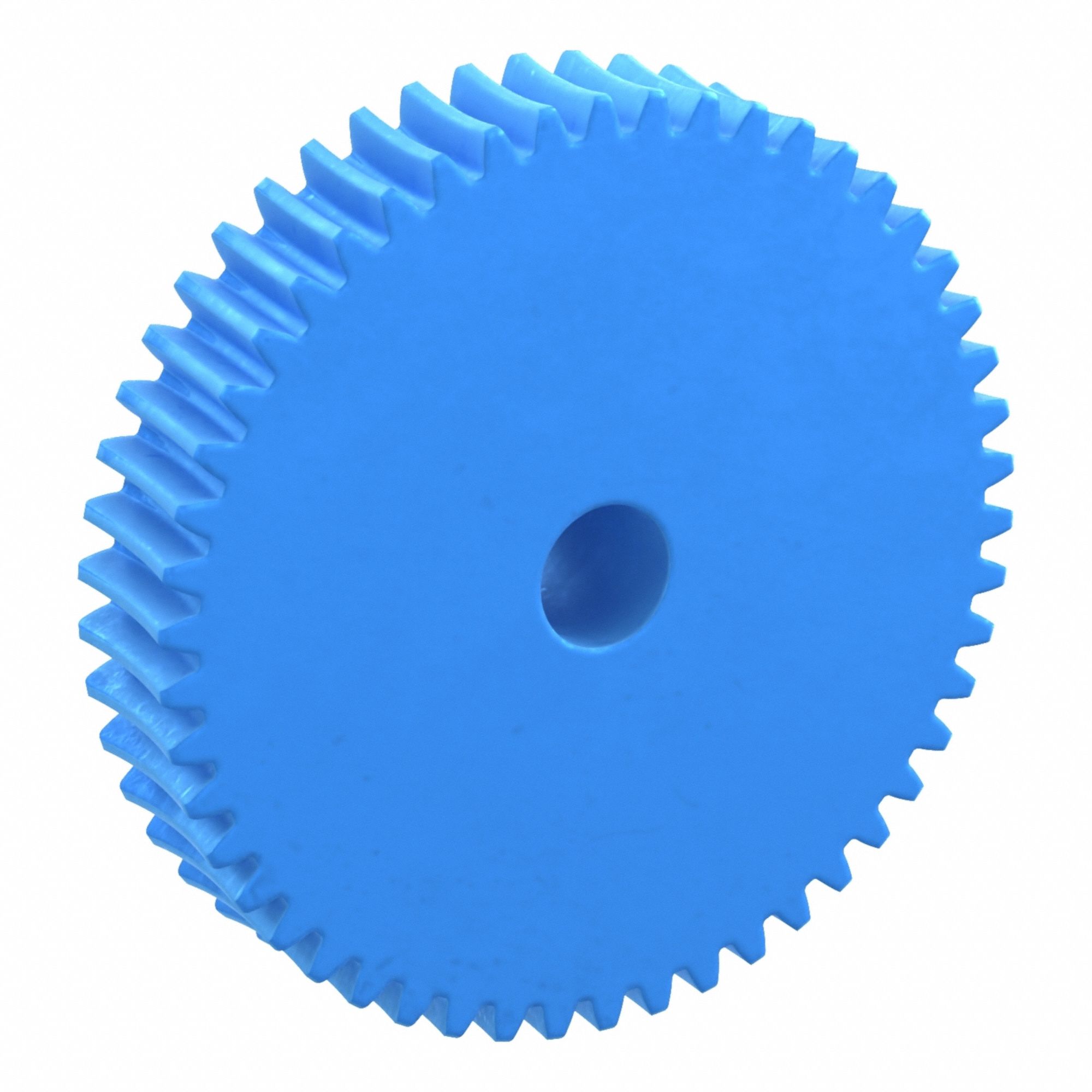 Worm Wheel: Reduction Ratio 50, Module m 1, Right Hand, 20° Pressure Angle, Nylon