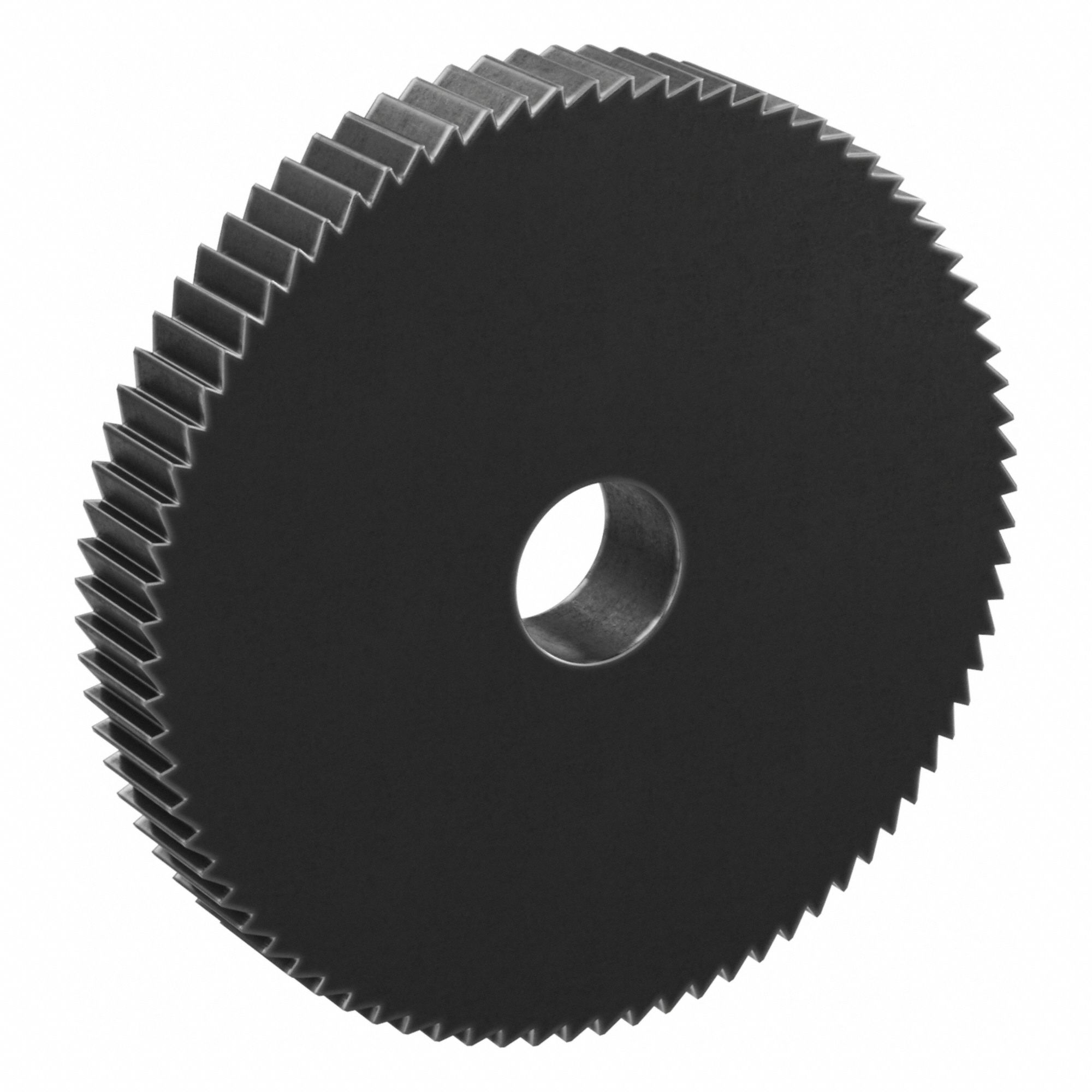 Ratchet Gear: 3.14 Pitch, 80 Teeth, 15 mm Bore Dia, 80 mm Outside Dia, Black Oxide-Coated Steel