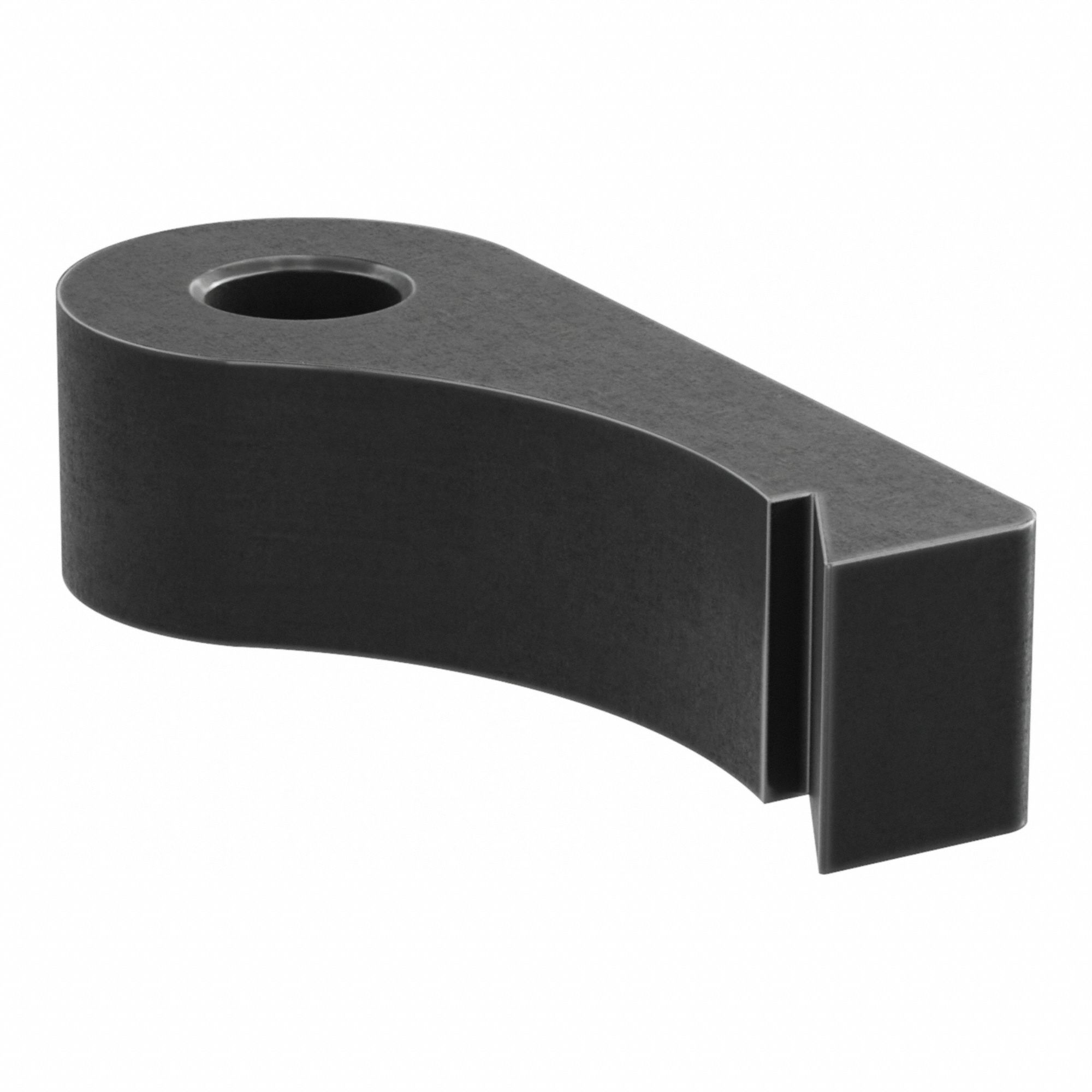 Ratchet Pawl: 3.14 Pitch, Black Oxide-Coated Steel, 8 mm Bore Dia, 60° Teeth Angle