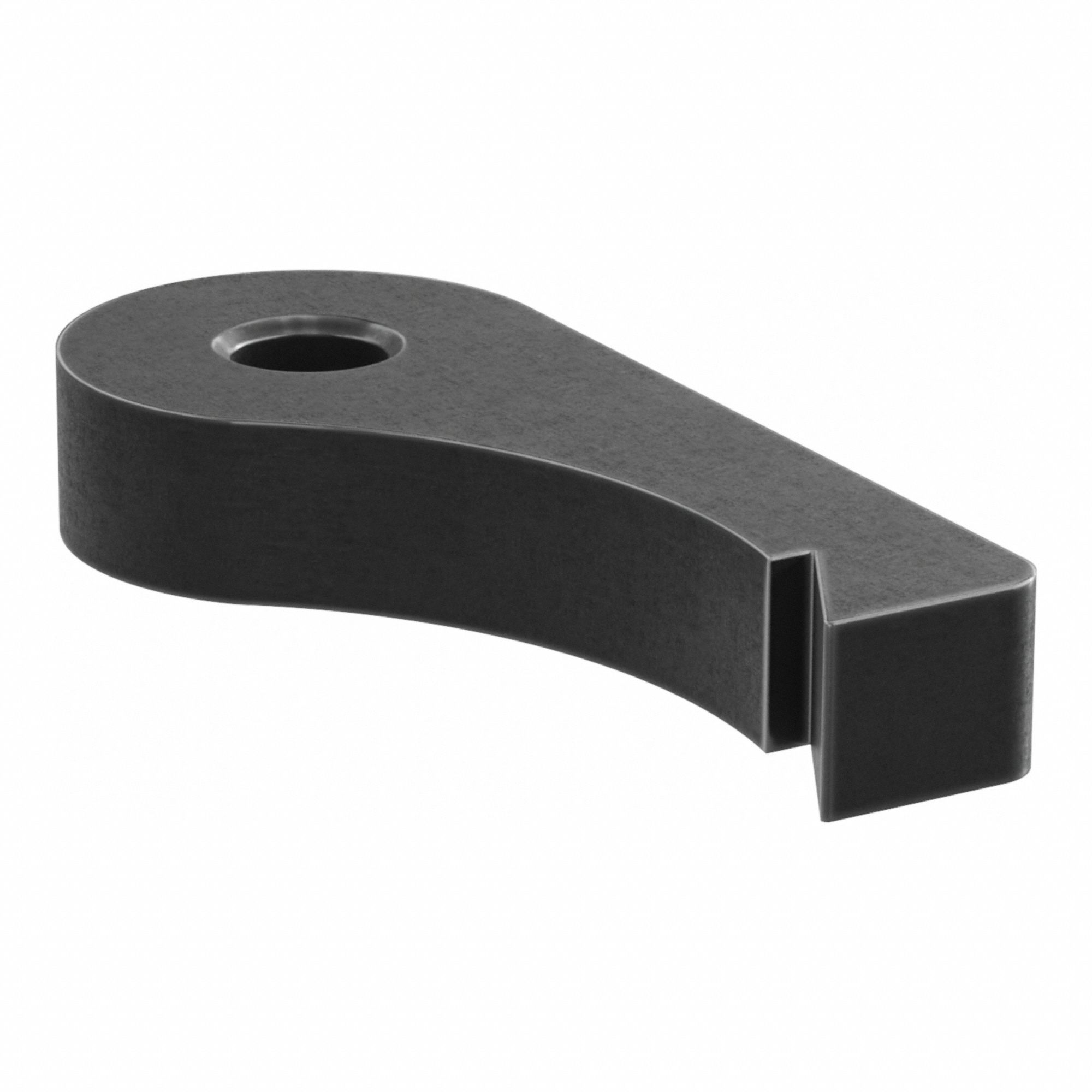 Ratchet Pawl: 2.09 Pitch, Black Oxide-Coated Steel, 5 mm Bore Dia, 60° Teeth Angle