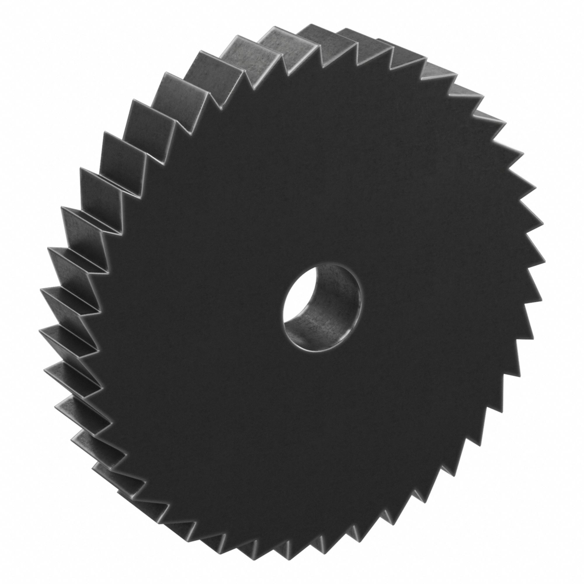 Ratchet Gear: 9.42 Pitch, 40 Teeth, 20 mm Bore Dia, 120 mm Outside Dia, Black Oxide-Coated Steel