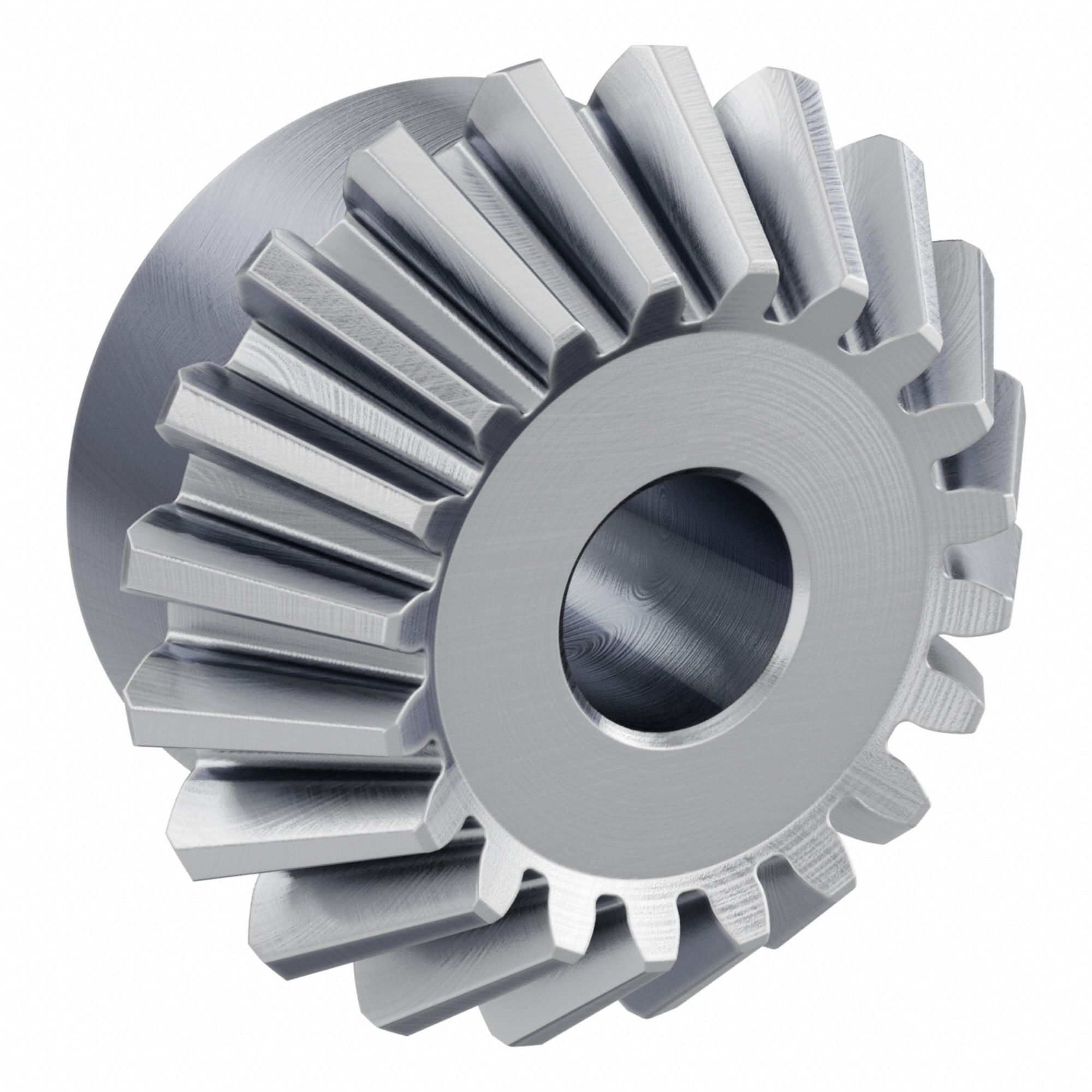 Bevel Gear: Straight, Gear Ratio 1.5, Module m 1.5, 20 Teeth, Stainless Steel, 8 mm Bore Dia