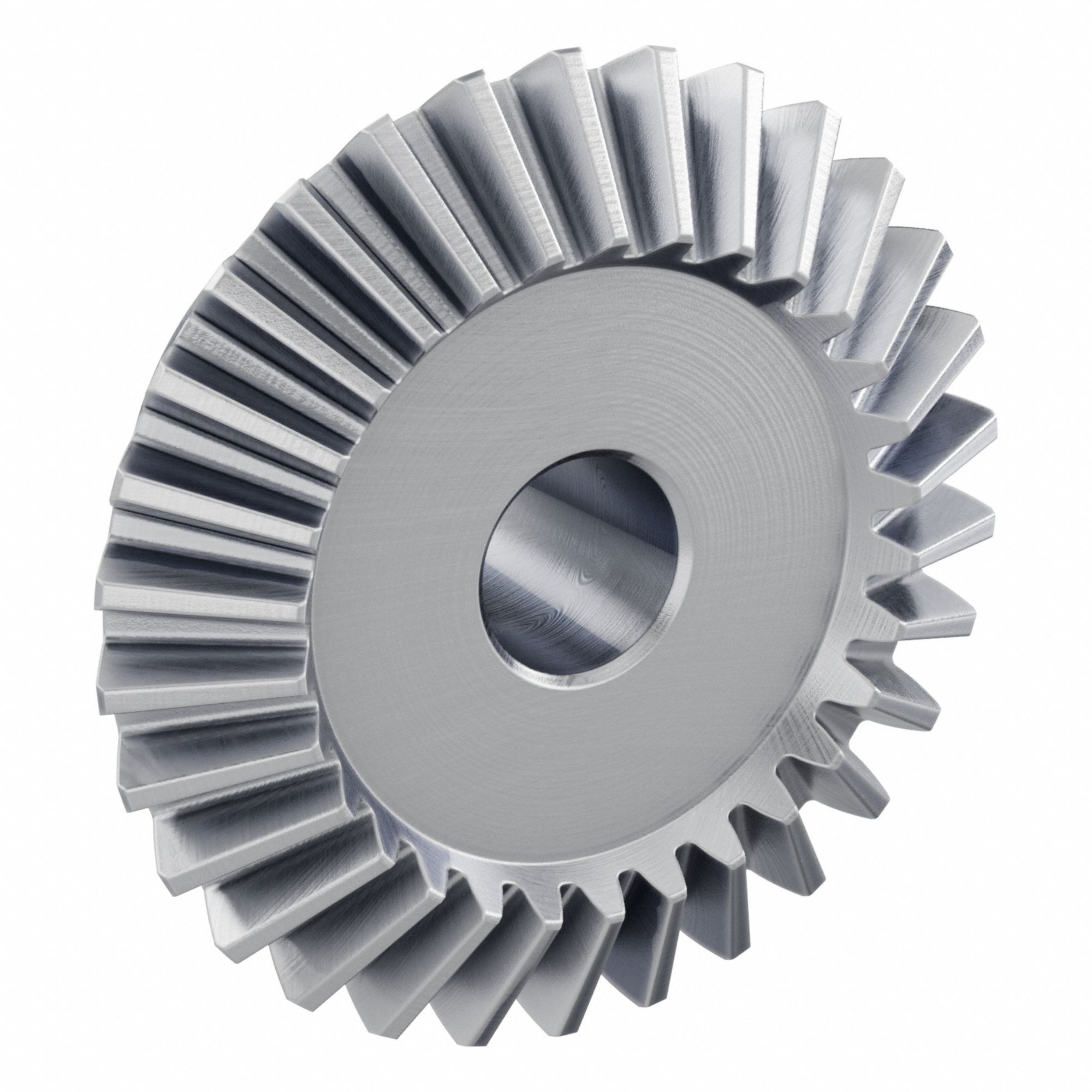 Bevel Gear: Straight, Gear Ratio 1.5, Module m 1.5, 30 Teeth, Stainless Steel, 10 mm Bore Dia